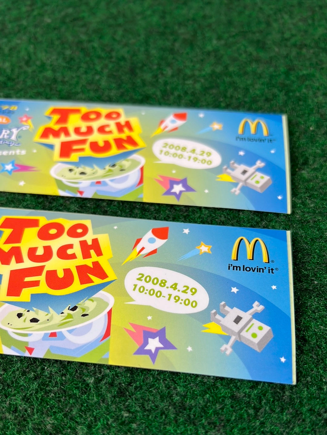 Zip FM & McDonalds - “Too Much Fun” McFlurry Sticker Set of 2