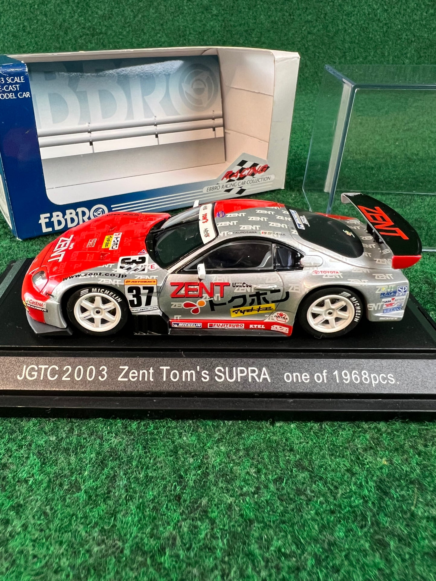 EBBRO - 2003 Zent Tom's Toyota Supra 1/43 Scale Diecast