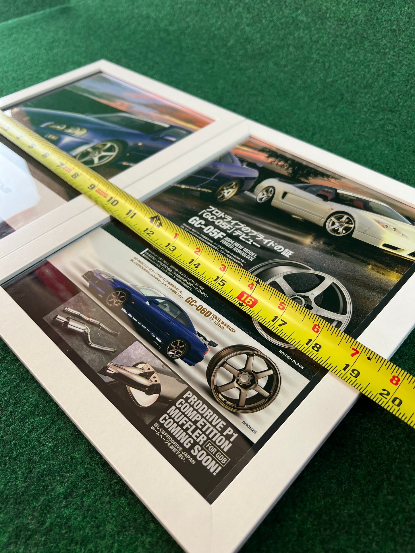 Prodrive - Wheels & Exhaust Framed Advertisement Picture Set