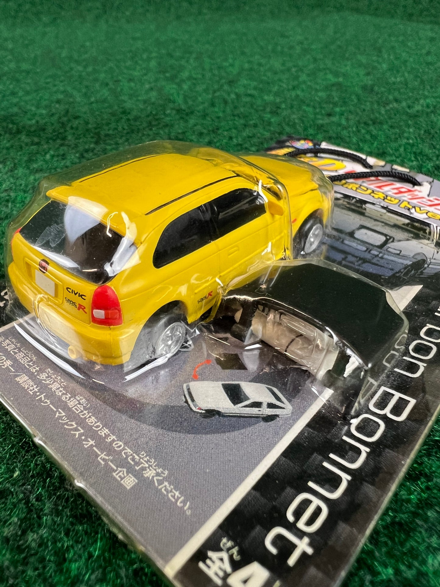 Initial D - Honda Civic Type R EK9 Toy Car w/ Carbon Fiber Hood