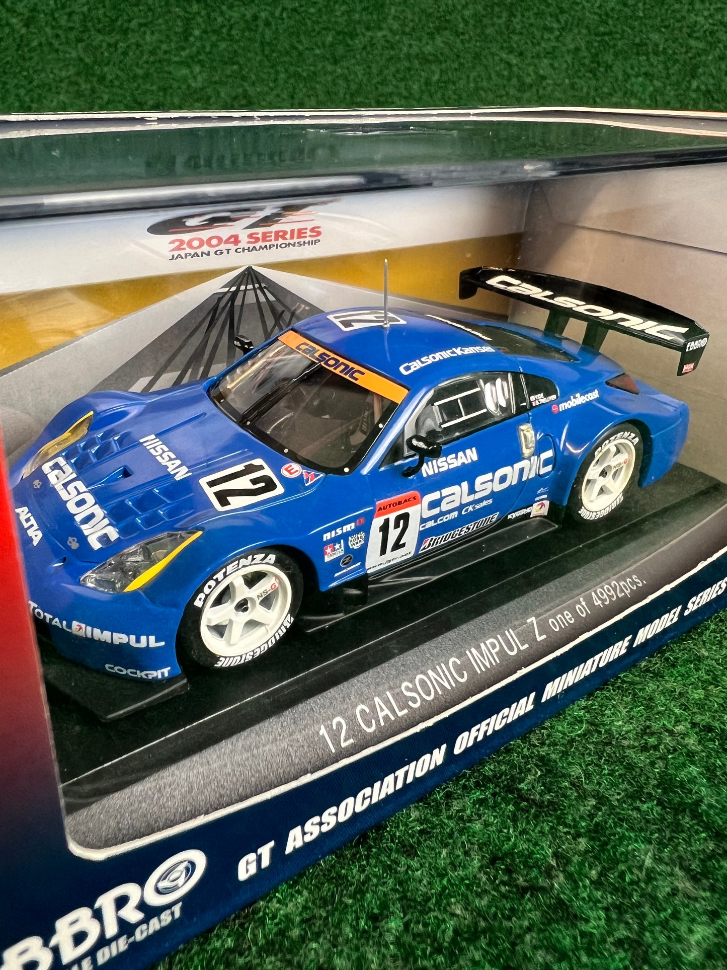EBBRO JGTC 2004 Calsonic IMPUL Nissan Fairlady Z 1/43 Scale Diecast