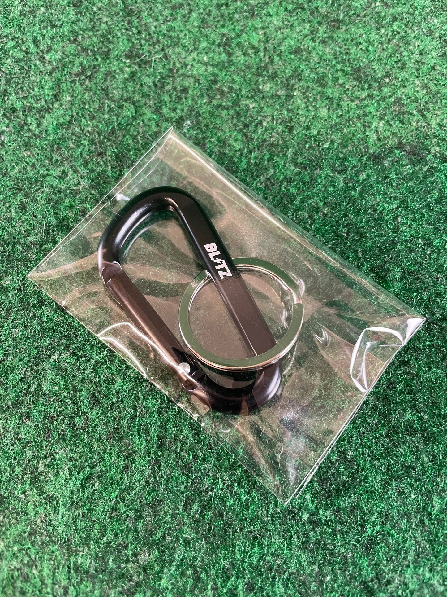 BLITZ - Black Carabiner Keychain