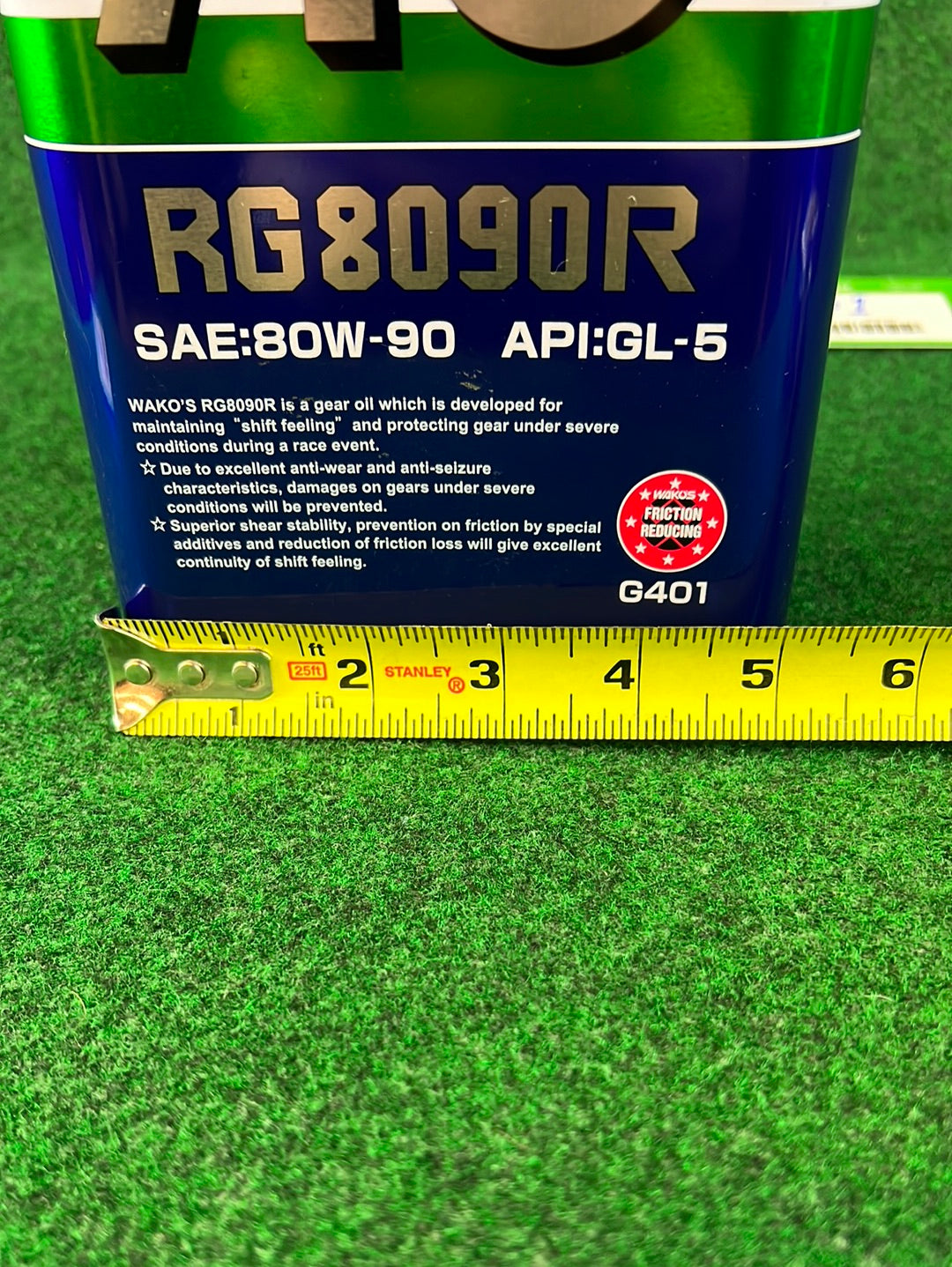 WAKO’S Racing Gear Oil RG 8090 R Oil Can (1)