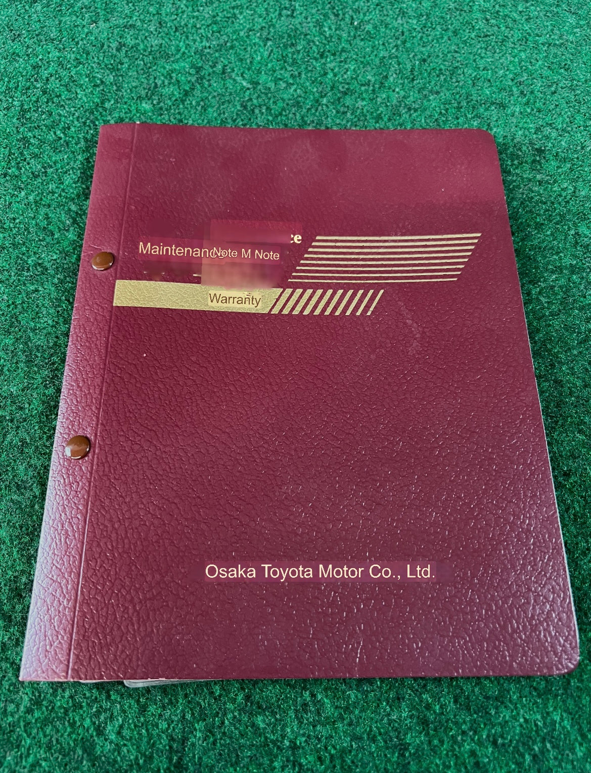 Osaka Toyota - Japanese Dealership Document Folder Case