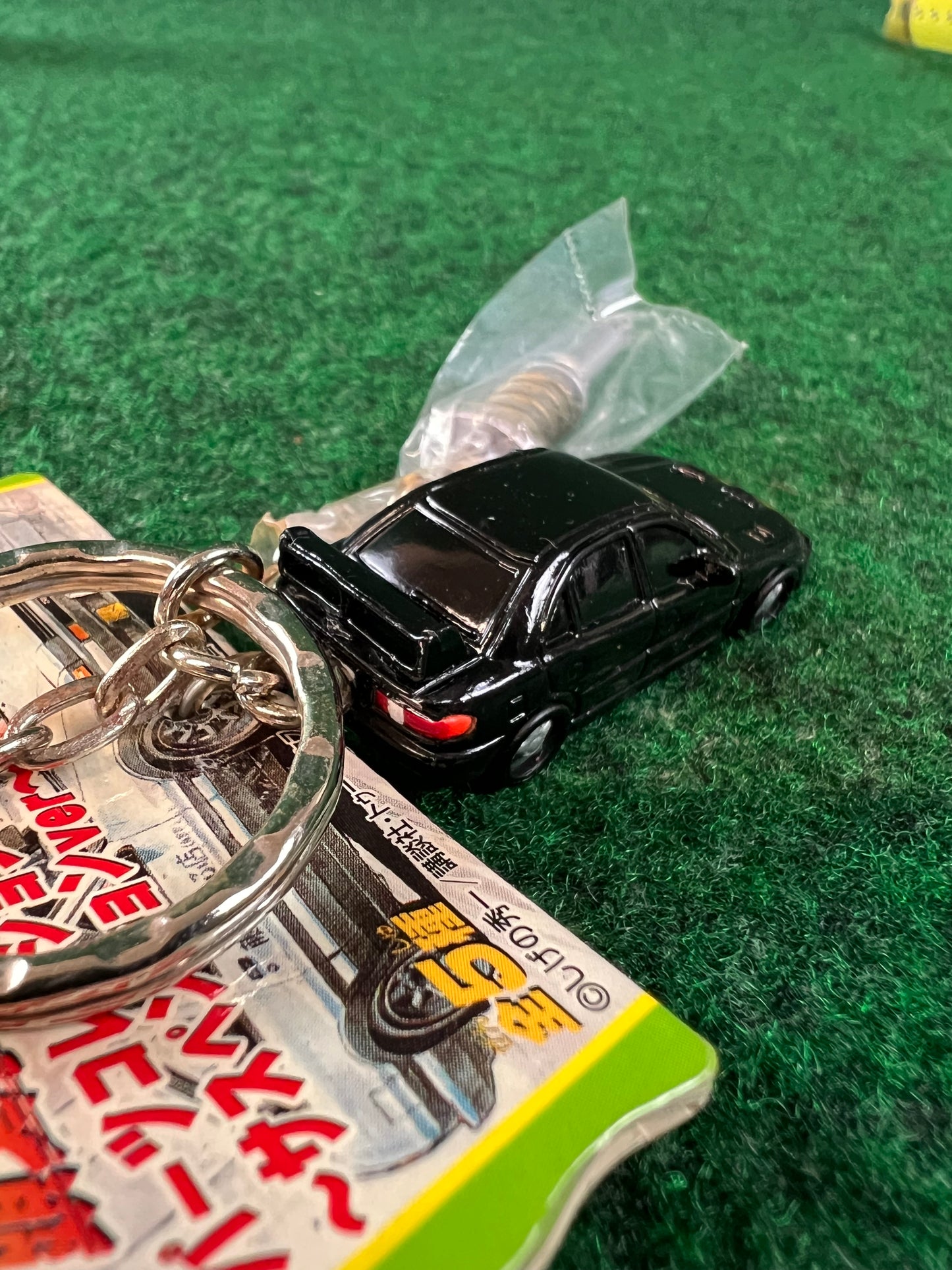 Initial D - Mitsubishi Lancer EVO III Car and Coilover Charm Keychain