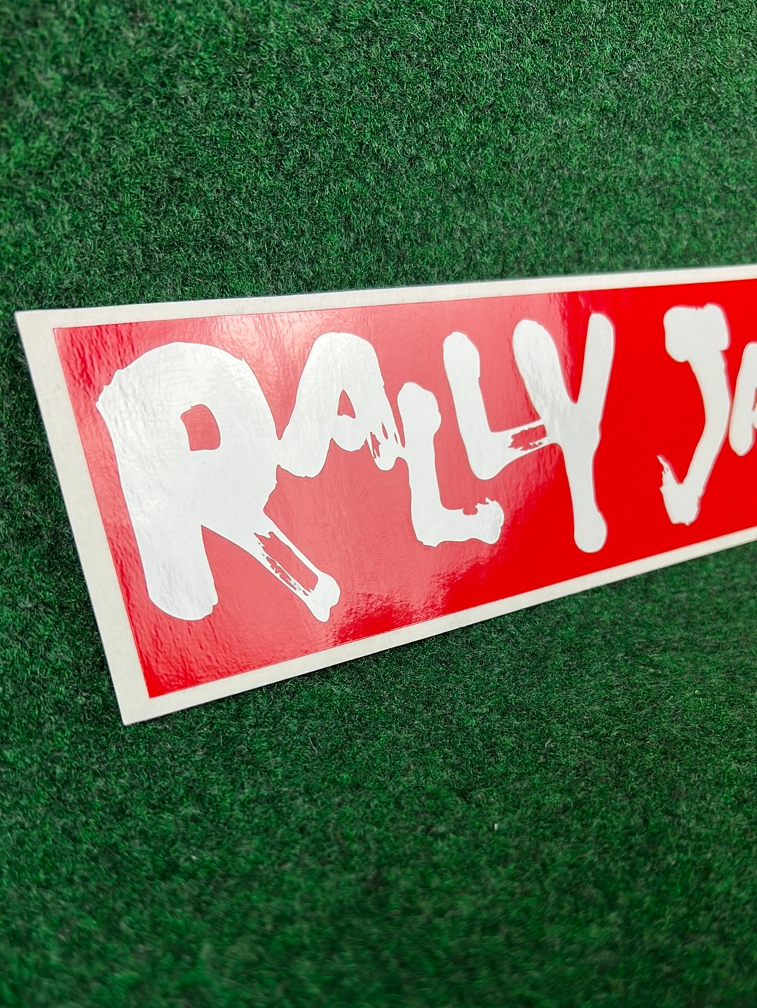 Rally Japan Font Logo Bumper Sticker