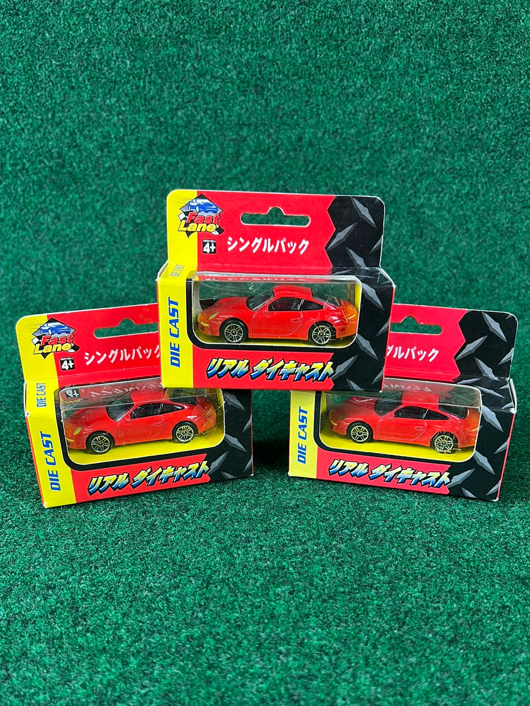 Fast Lane - Porsche 911 Carrera 997 Toy Car Set of 3