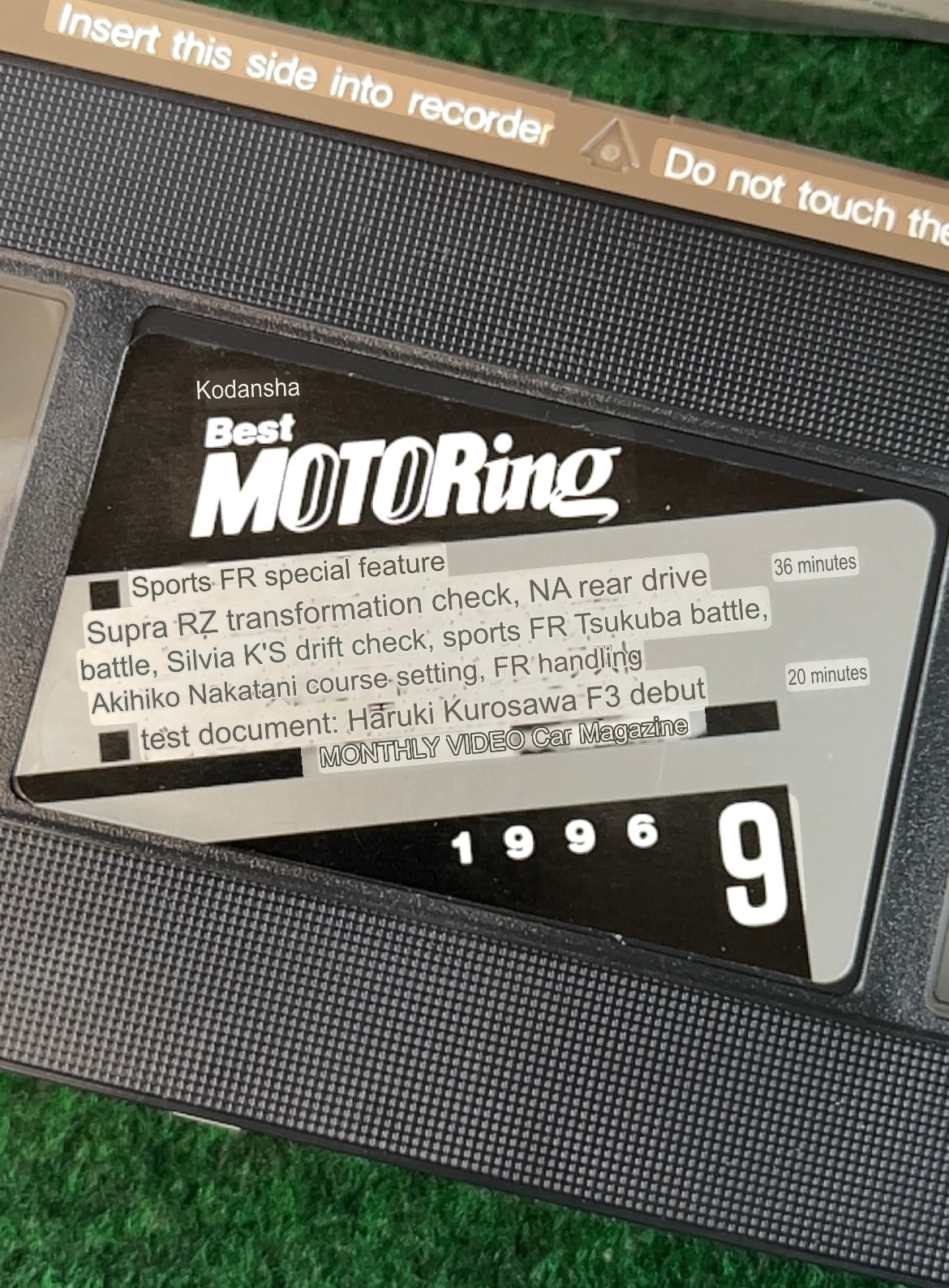 Best Motoring VHS - September & October 1996