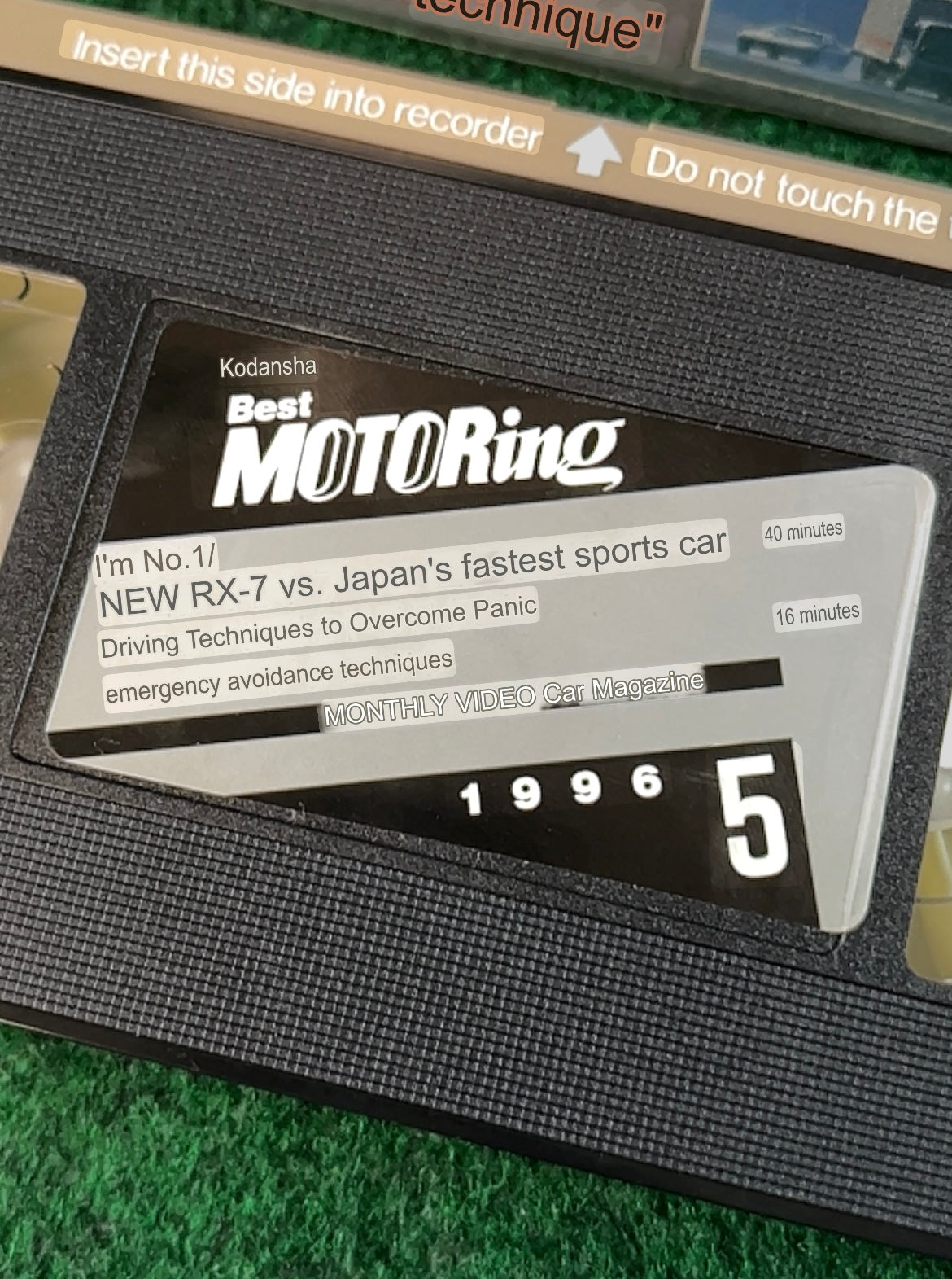 Best Motoring VHS - January, March & May 1996