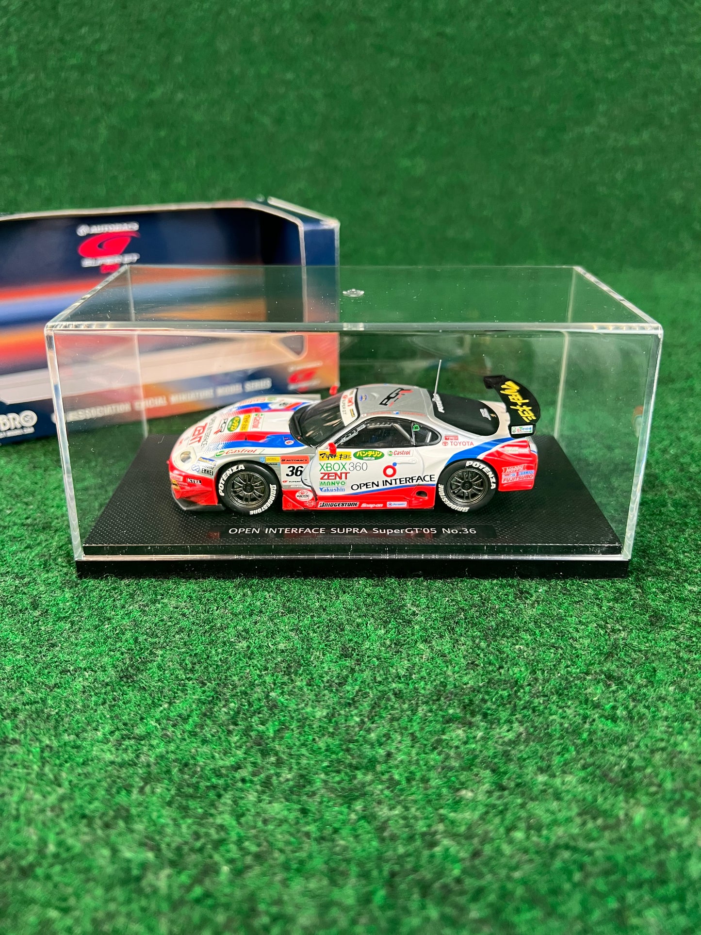 EBBRO 2005 SuperGT Open Interface Toyota Supra 1/43 Scale Diecast