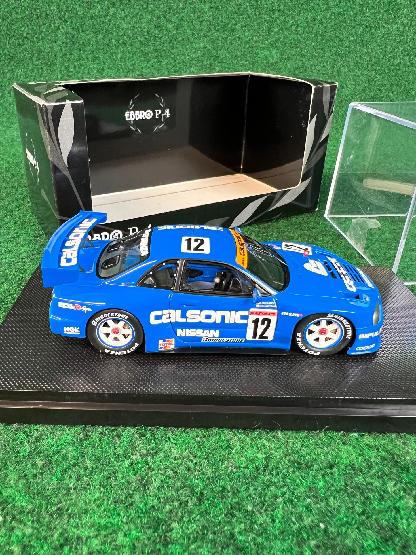 EBBRO P-4 - JGTC 1999 Calsonic Nissan Skyline R34 GTR 1/43 Scale Diecast