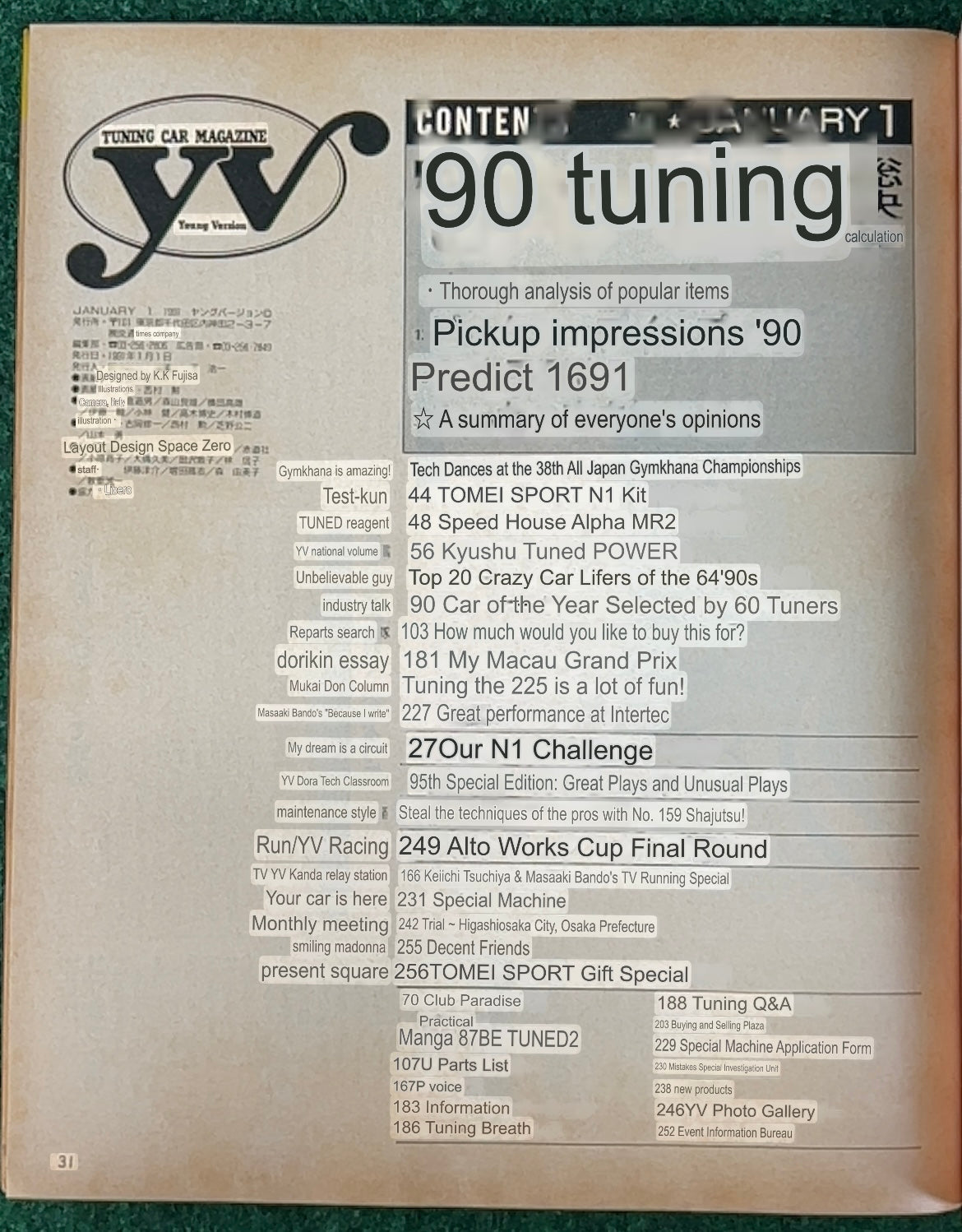 Young Version Magazine - January 1991