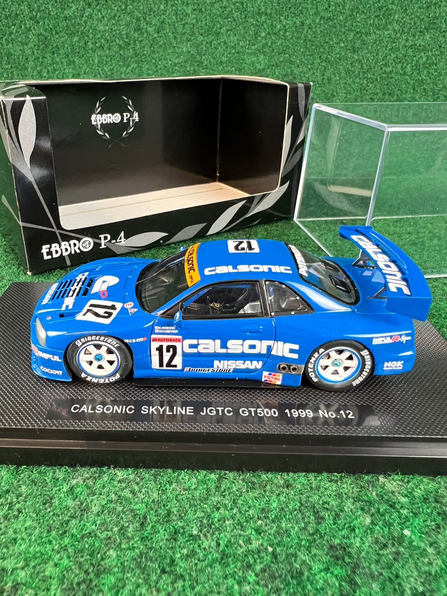 EBBRO P-4 - JGTC 1999 Calsonic Nissan Skyline R34 GTR 1/43 Scale Diecast