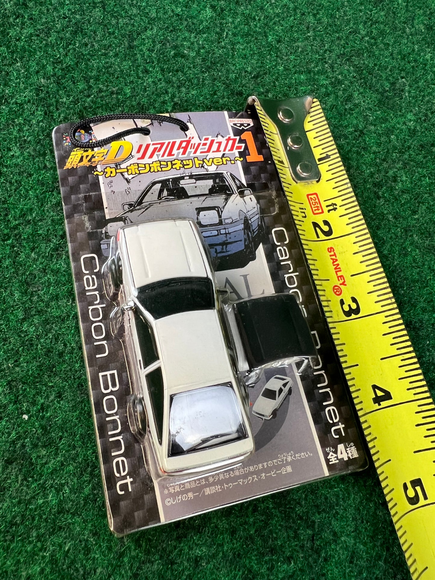 Initial D - Toyota Corolla AE86 w/ Extra Carbon Fiber Hood Toy Car