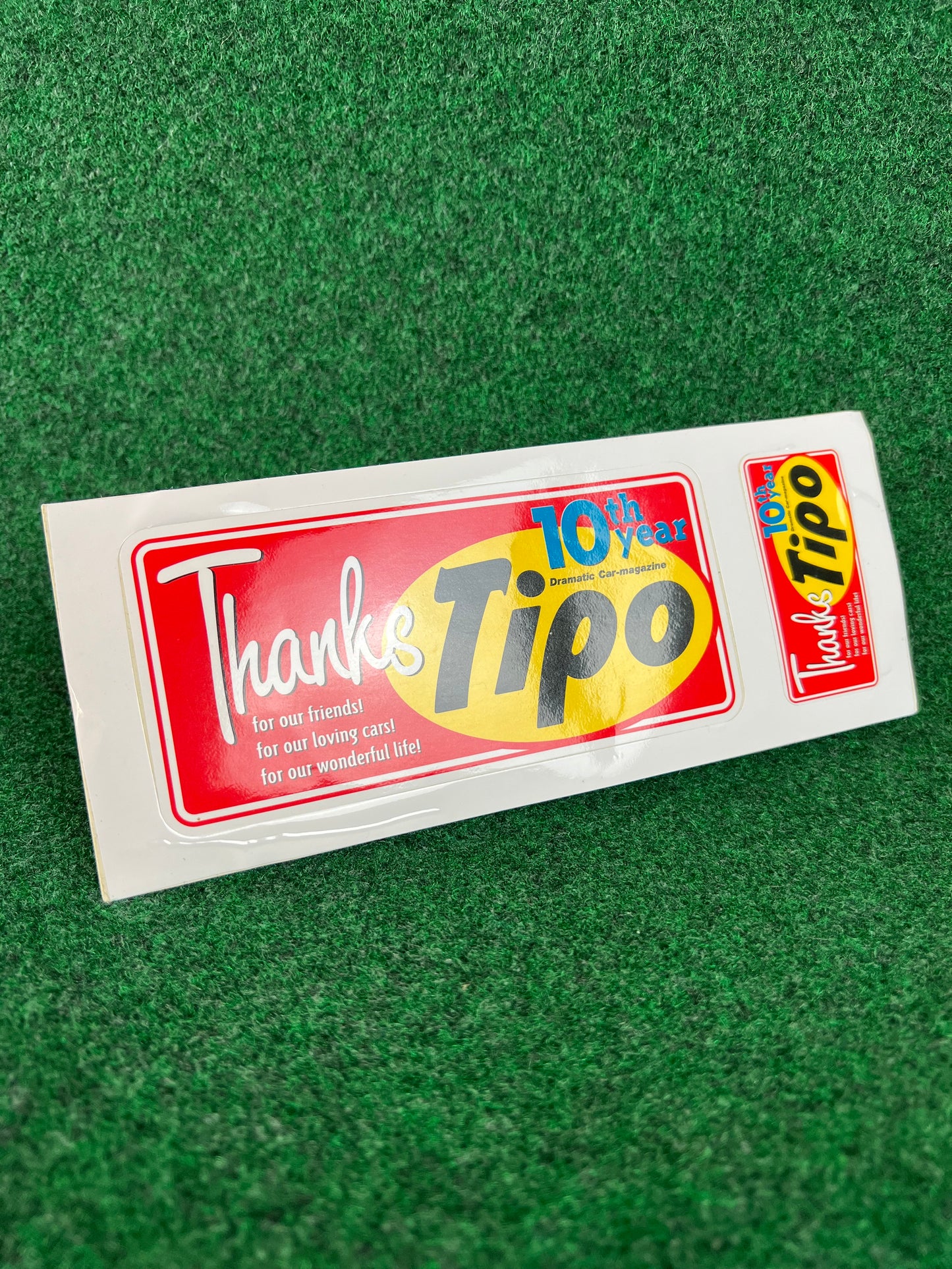 Tipo - 10th Anniversary “Thanks” Celebration Program and Sticker Set
