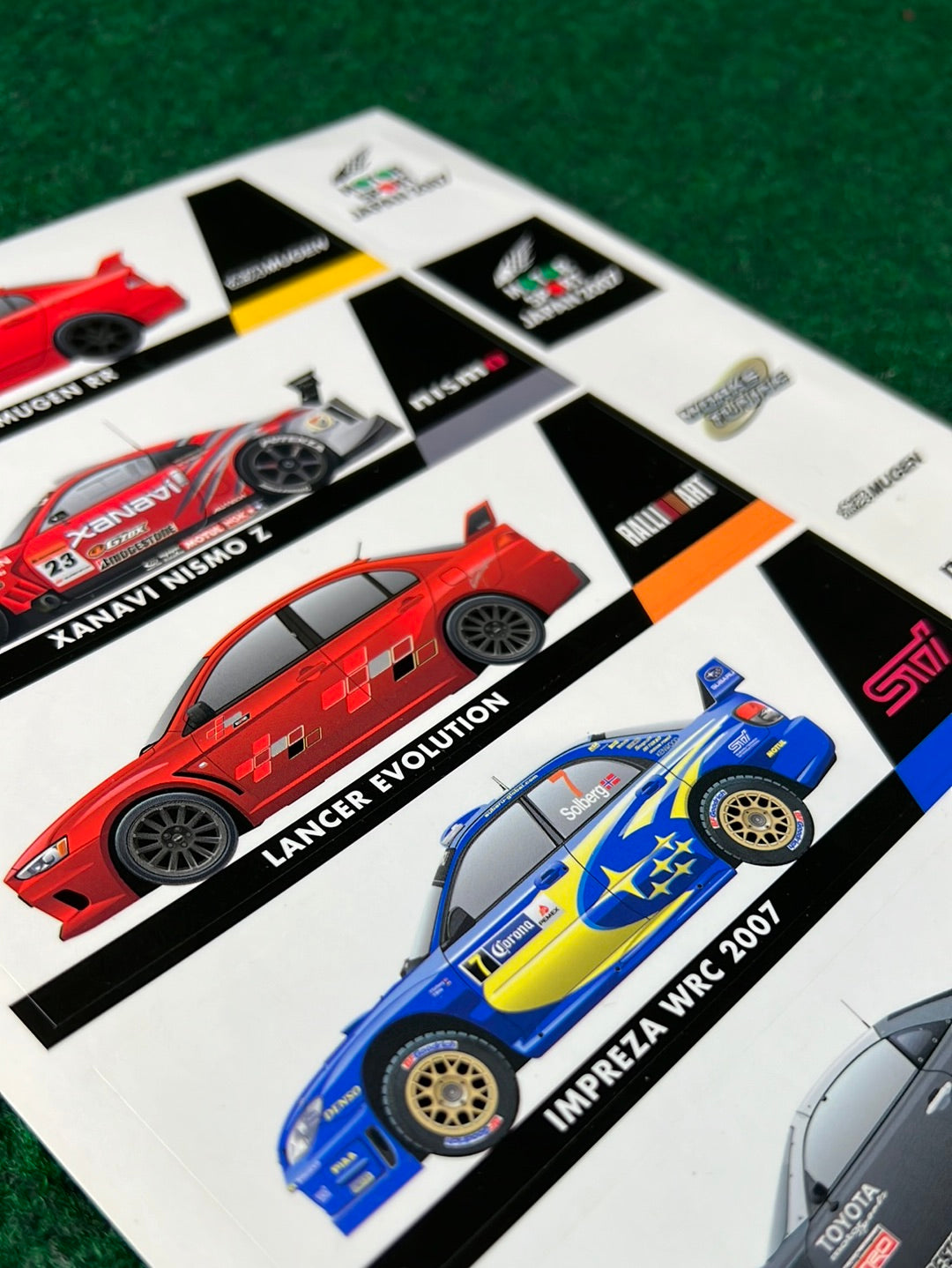 Motor Sport Japan 2007 Sticker Sheet (2)