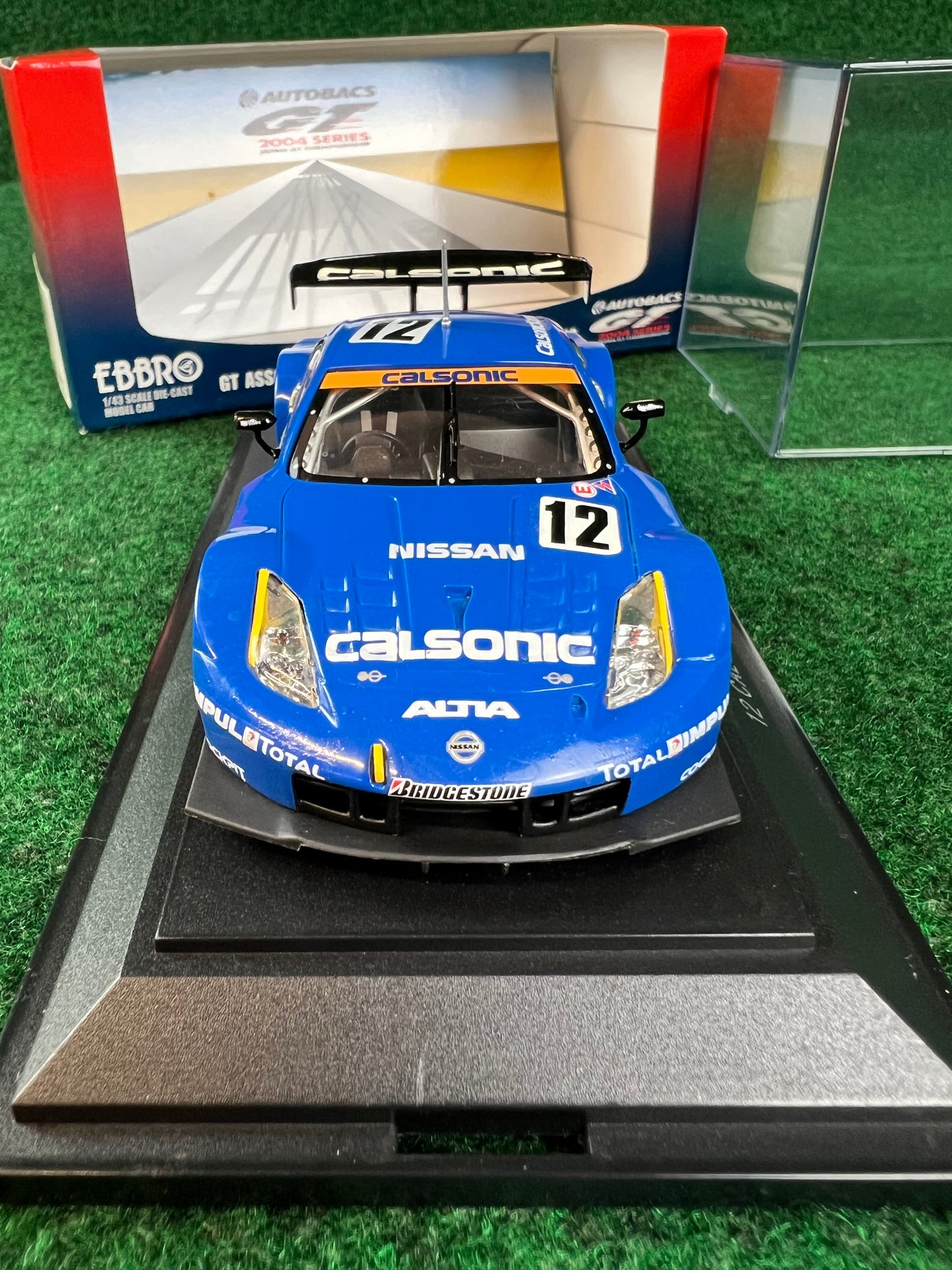EBBRO JGTC 2004 Calsonic IMPUL Nissan Fairlady Z 1/43 Scale Diecast