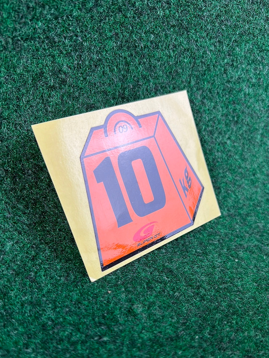 Super GT 2009 - Commemorative 10KG Weight Penalty Collectible Sticker