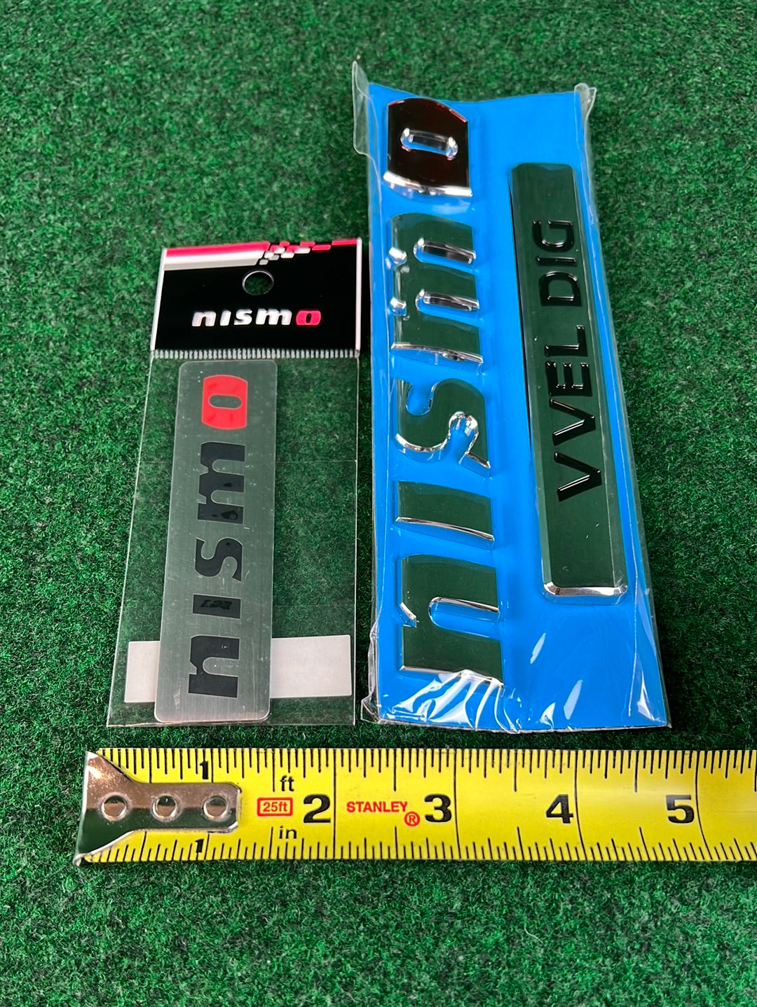 NISMO - Nissan Patrol Armada Pathfinder NISMO & VVEL DIG Replica Emblem and Authentic Brushed Nismo Plate Set