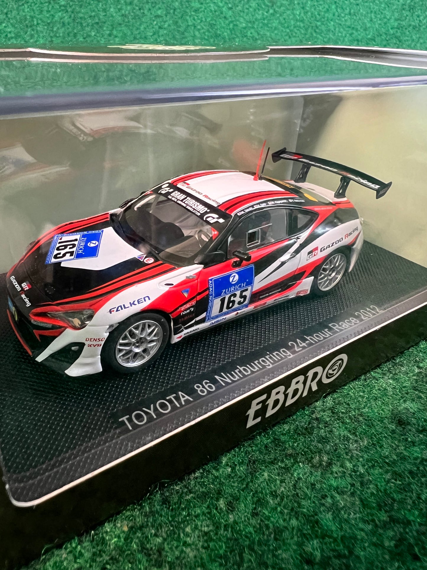 EBBRO TOYOTA 86 Nurburgring 24-hour Race 2012 No.165 1/43 Scale Diecast