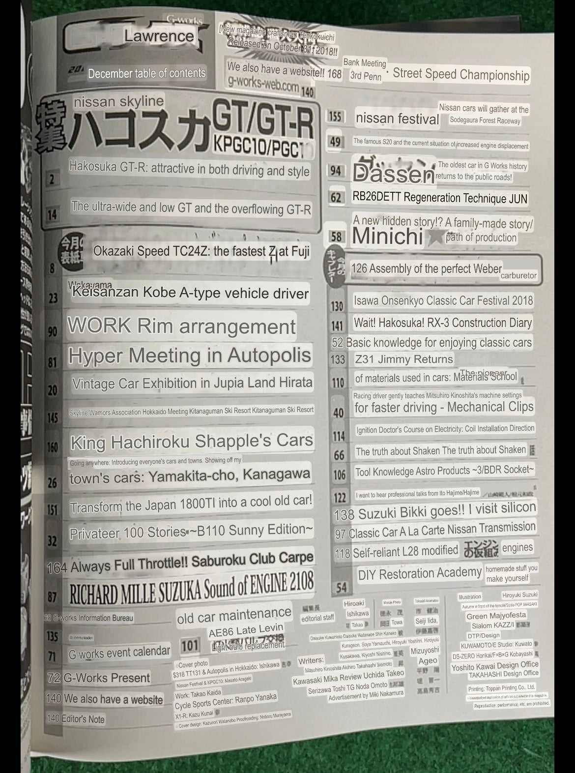 G-Works Magazine - 2018 Complete Set