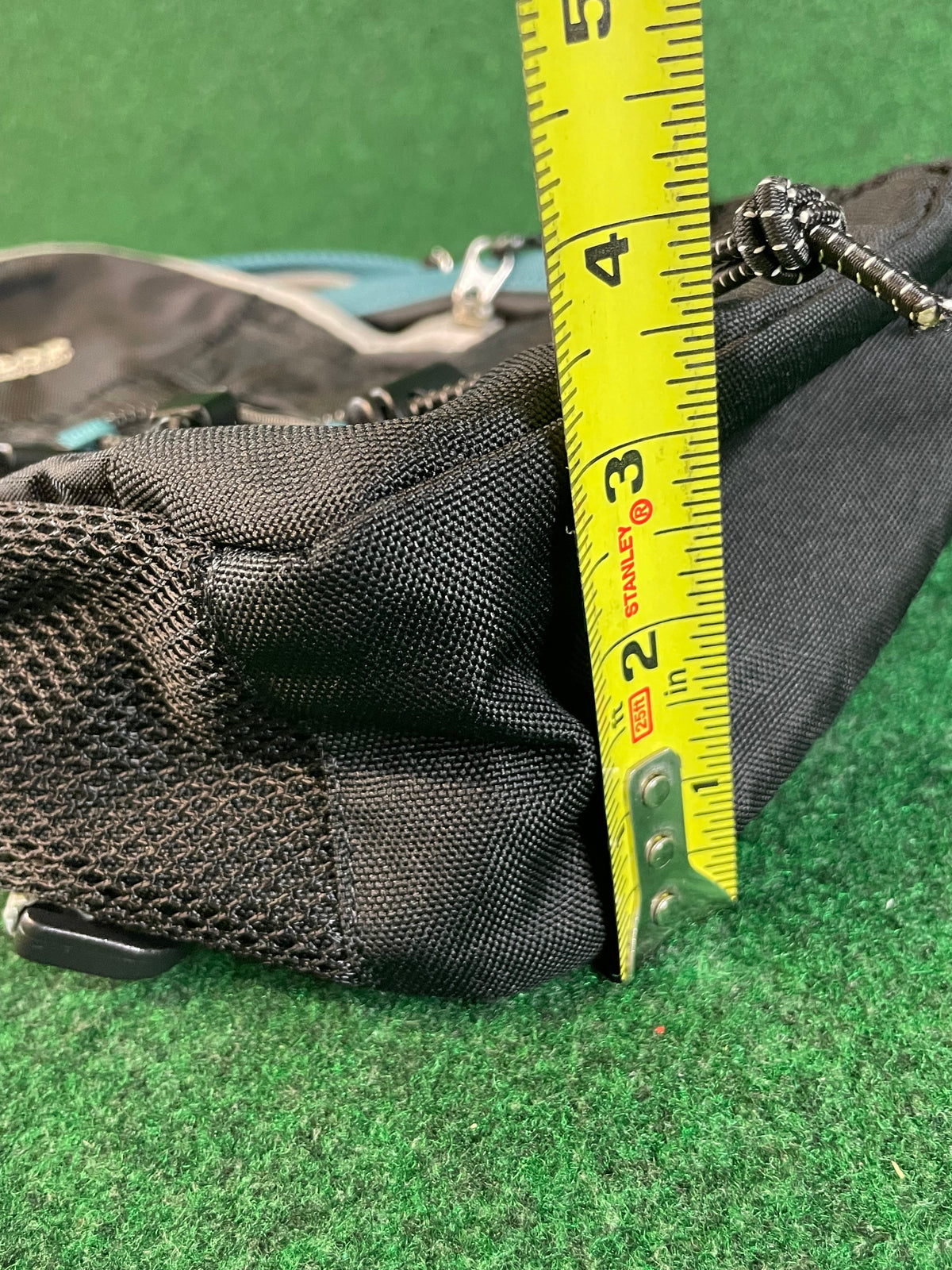 DUNLOP Motorsport - Black/Grey/Teal Mini Shoulder Messenger Travel Bag