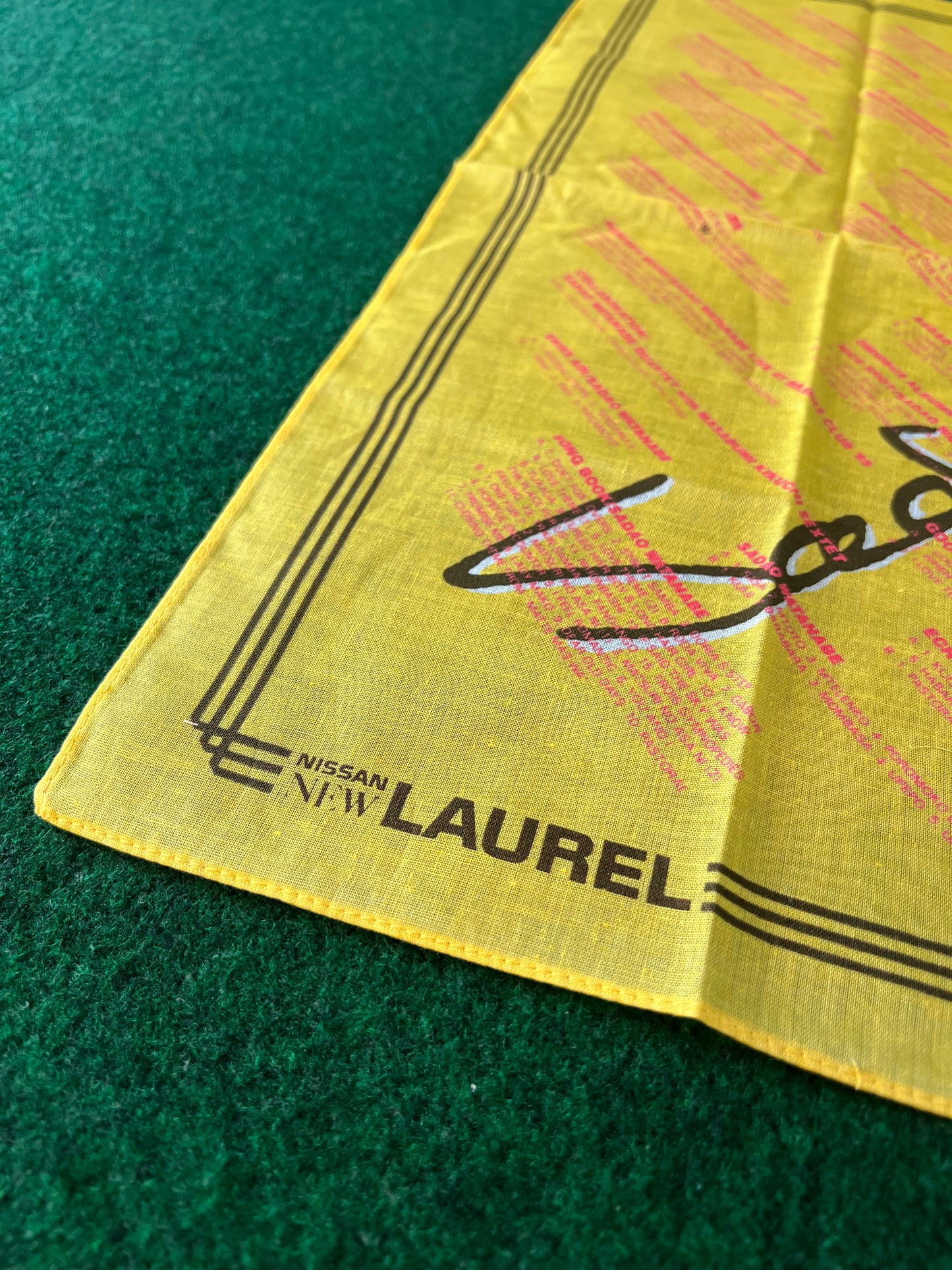 Nissan Laurel - Sadao Watanabe Promotional Bandana Handkerchief