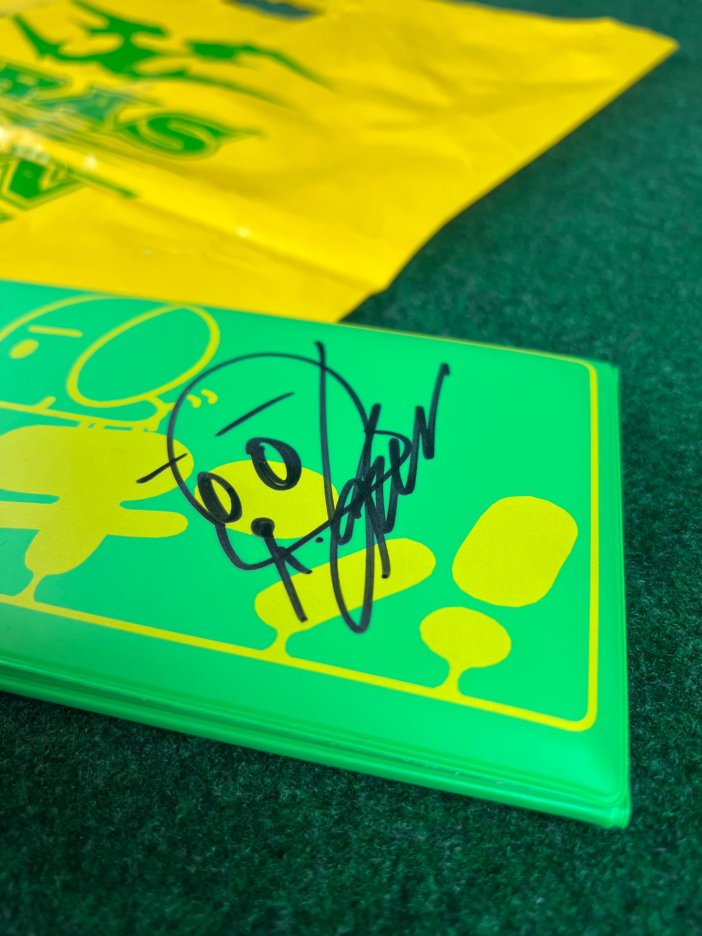URAS - Autographed Car Document Case Book & Shopping Bag