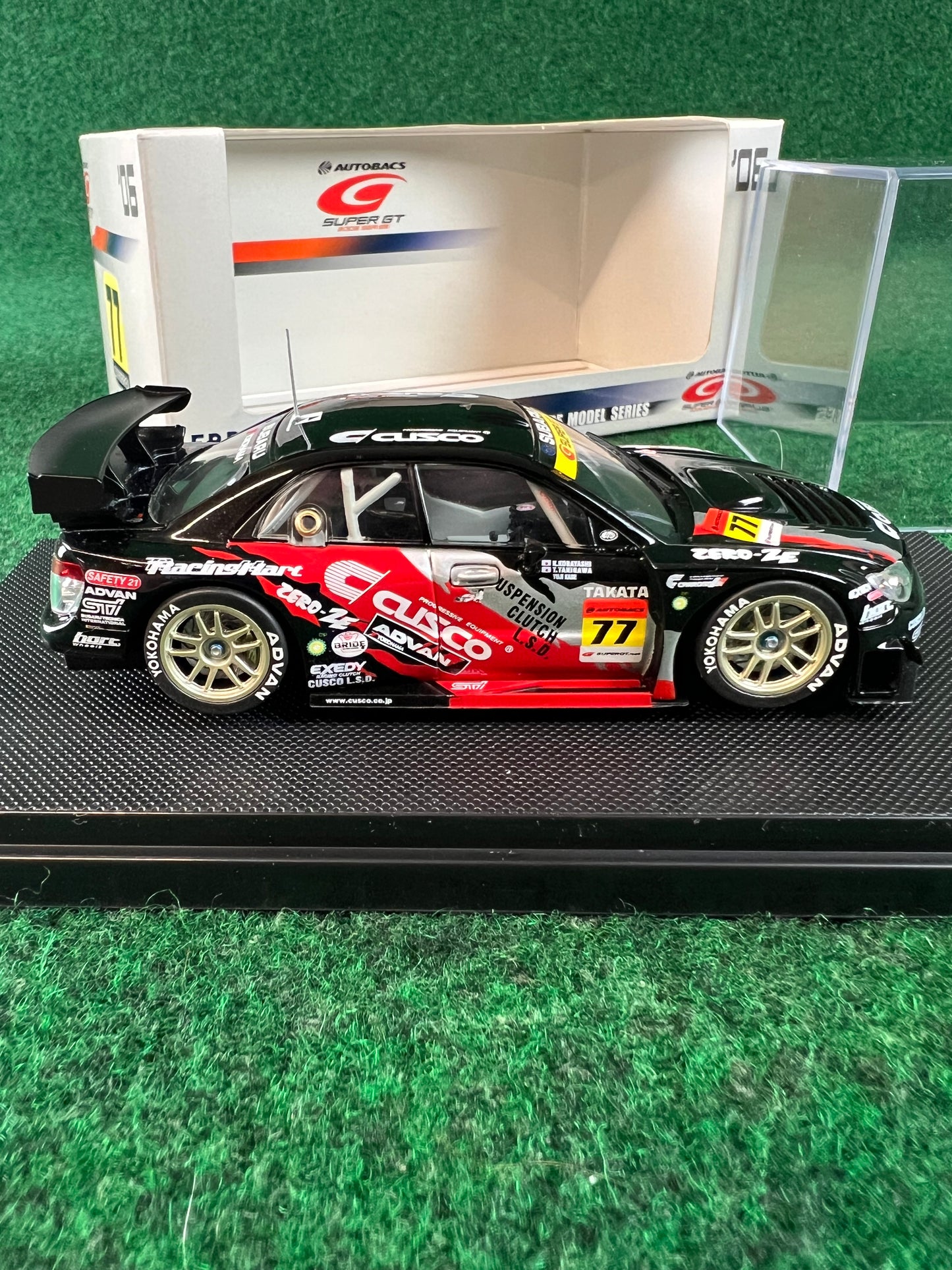 EBBRO SuperGT 2006 #77 Cusco Dunlop Subaru Impreza WRX STI 1/43 Scale Diecast