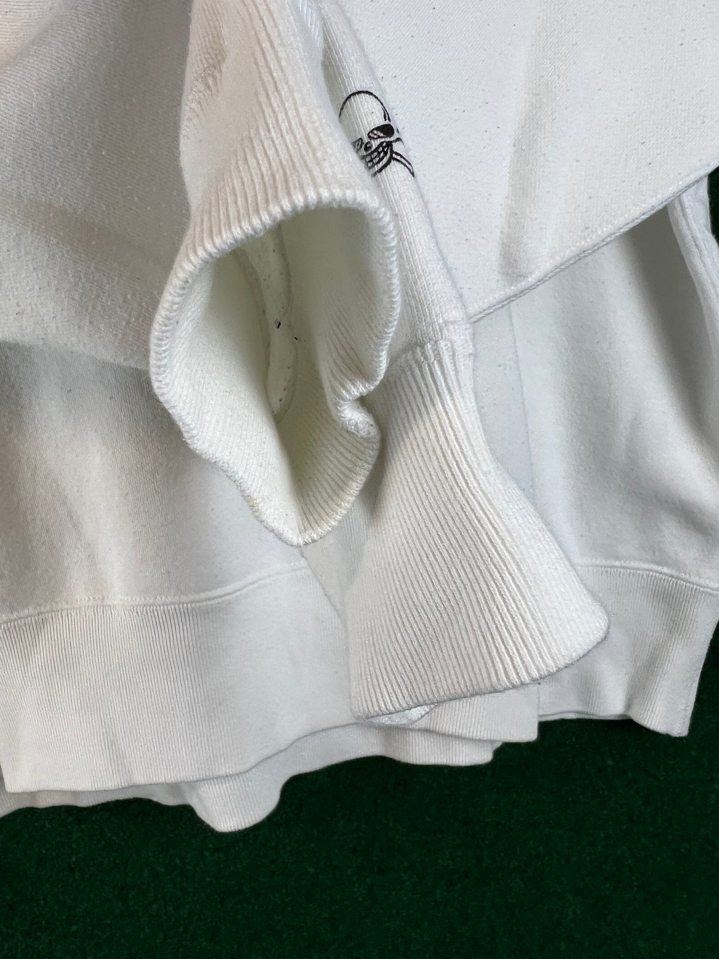 Origin Labo - White Crewneck Sweatshirt