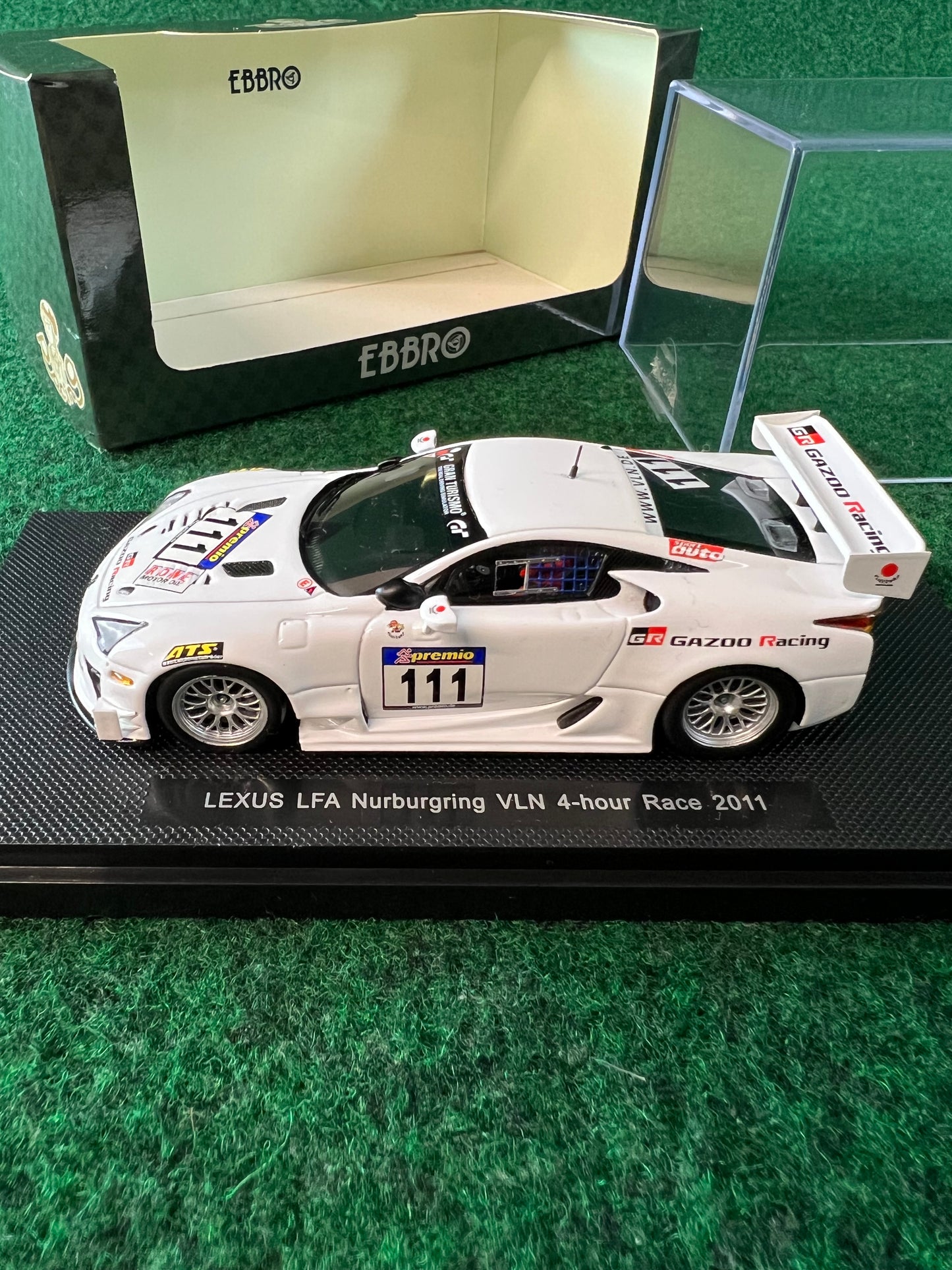 EBBRO Racing - LEXUS LFA Nurburgring
VLN 4-hour Race 2011 No.111 1/43 Scale Diecast