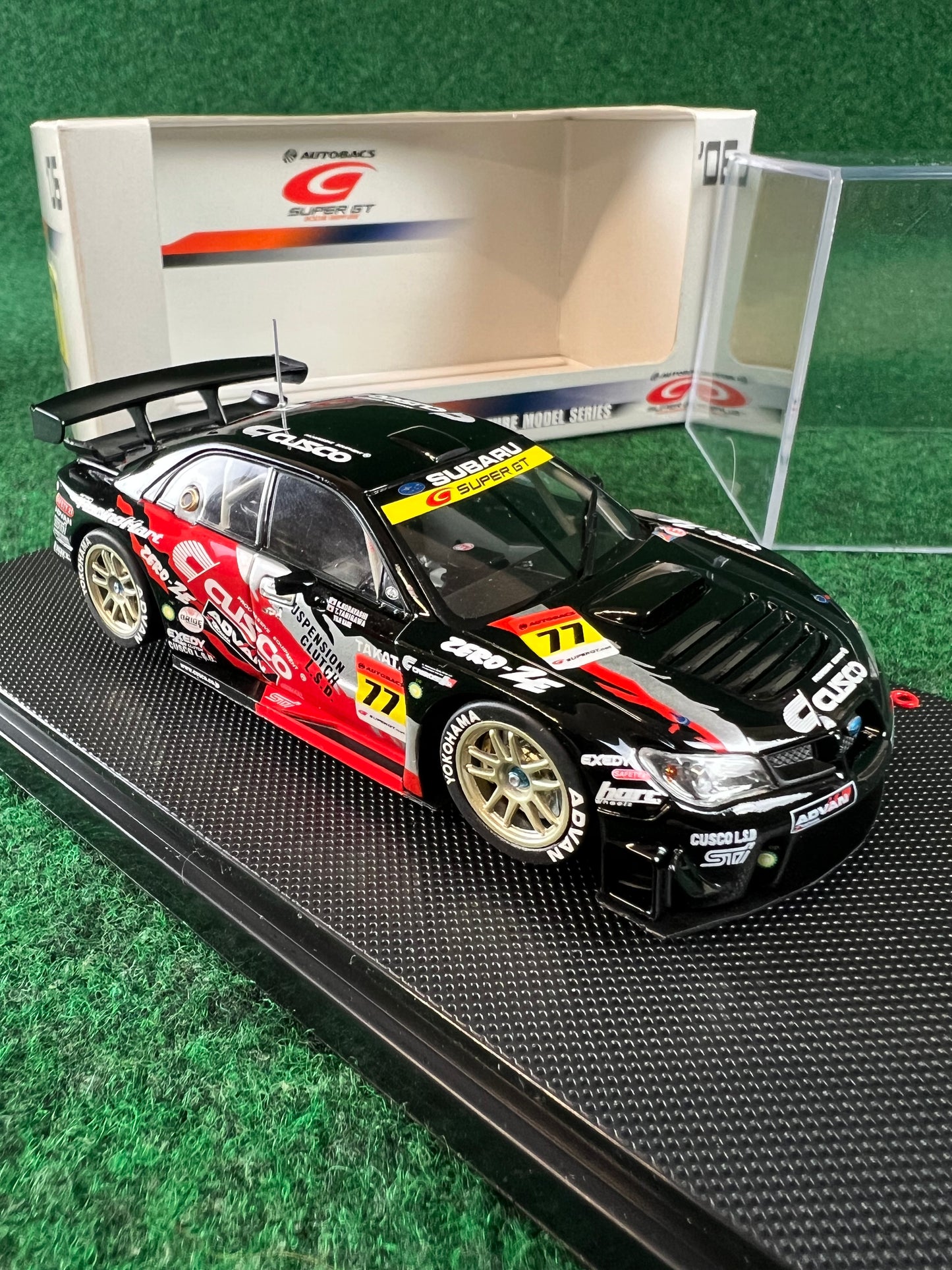 EBBRO SuperGT 2006 #77 Cusco Dunlop Subaru Impreza WRX STI 1/43 Scale Diecast