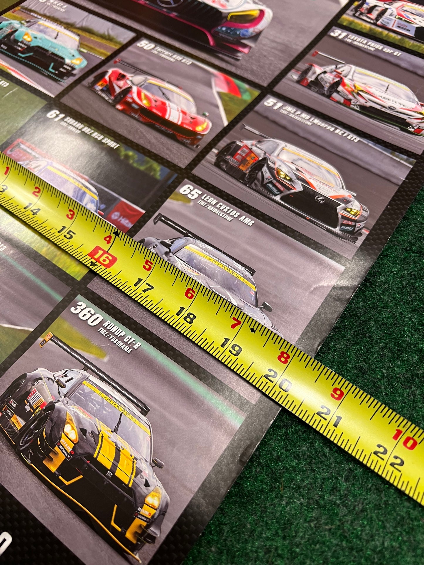 SuperGT - 2018 GT300 Entry Field Racecars Calendar Poster