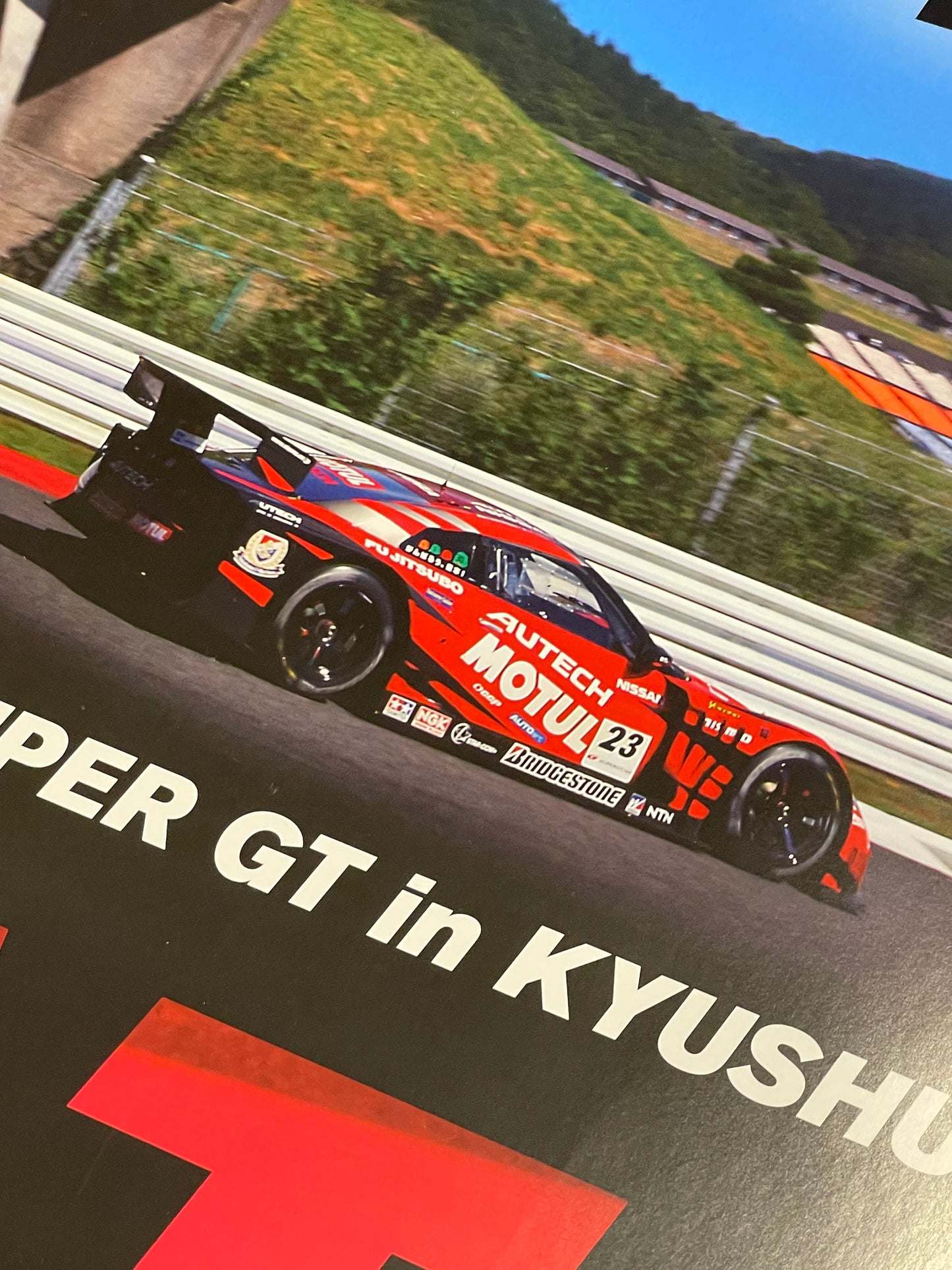 NISSAN Super GT 2011 Round 7 in Kyushu 250km Race Motul Autech R35 GTR Winner Poster