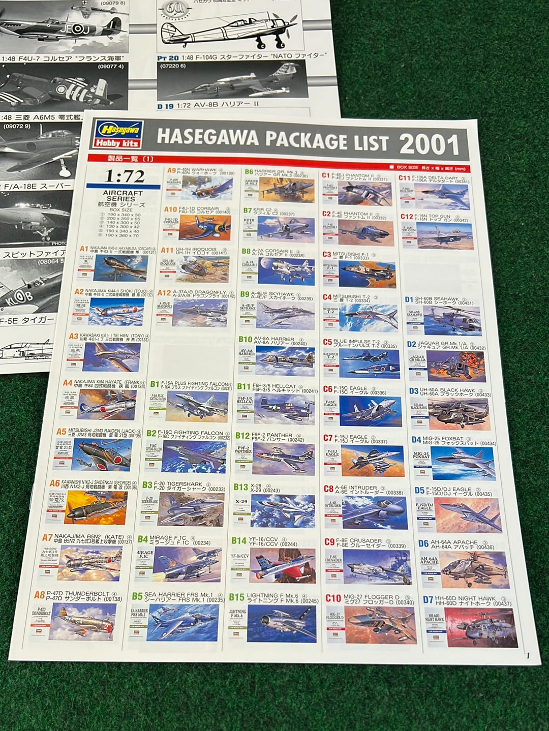 Hasegawa Model Corp. Catalog - 2001
