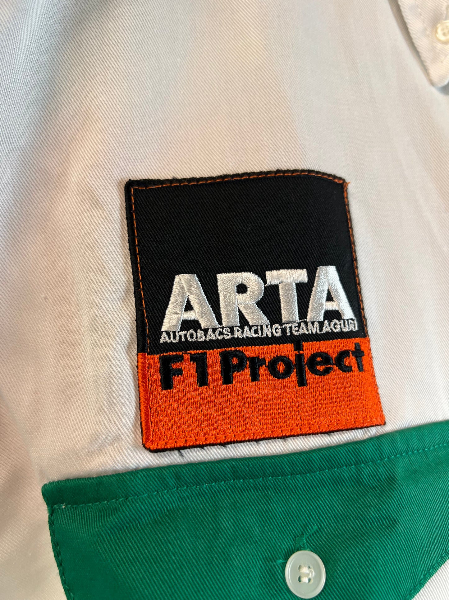 Autobacs ARTA F1 Project Vintage Workwear Long Sleeve Buttondown Shirt