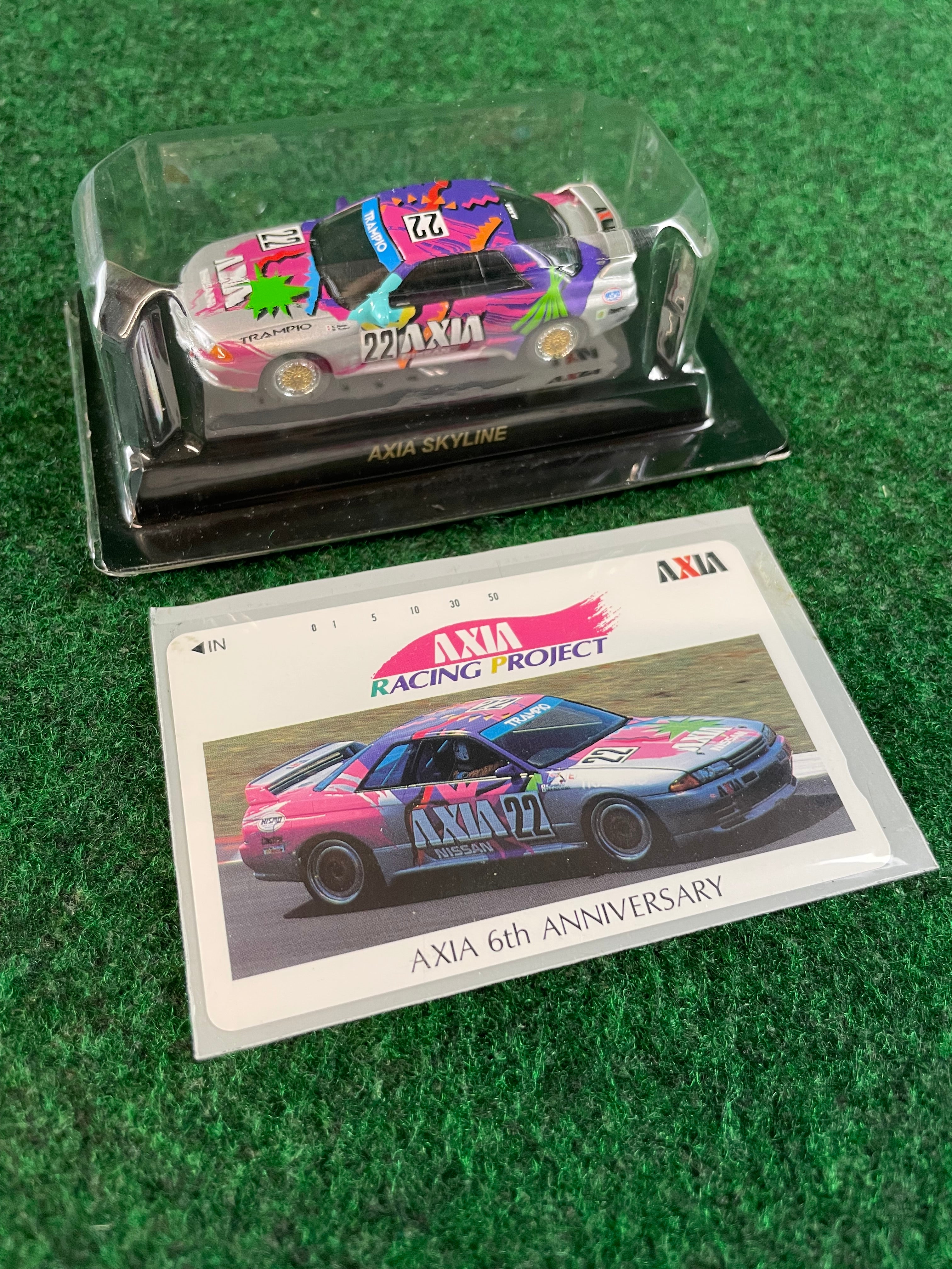 AXIA Group A Nissan Skyline R32 GT-R Phone Card & 1/64 Scale