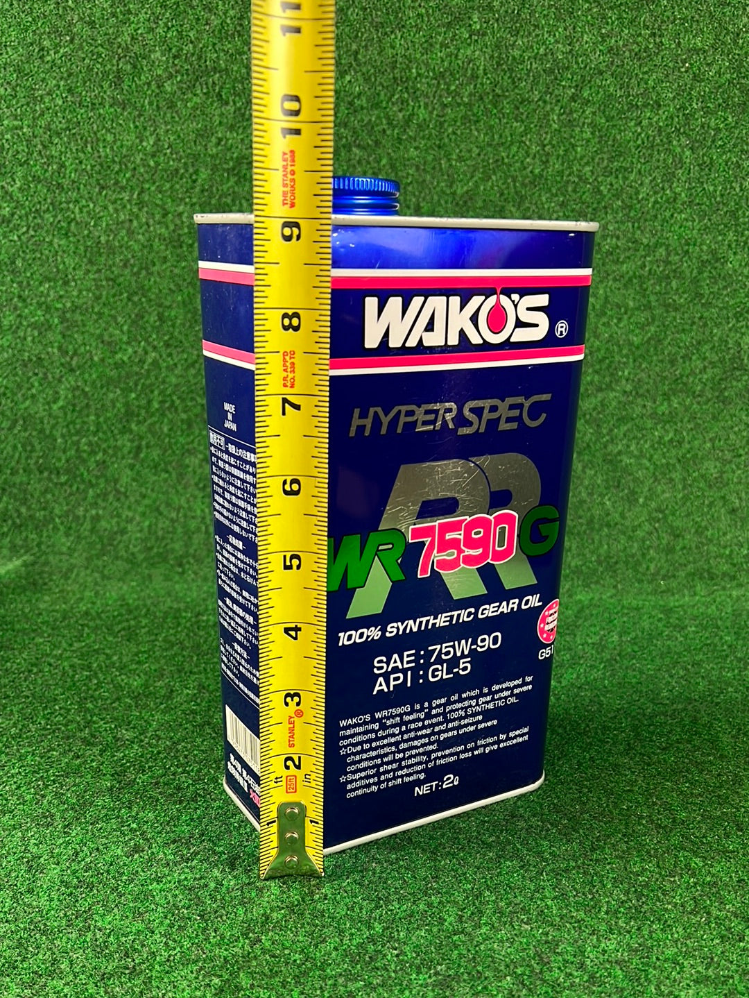 WAKO’S Racing Gear Oil WR 7590 G Oil Can