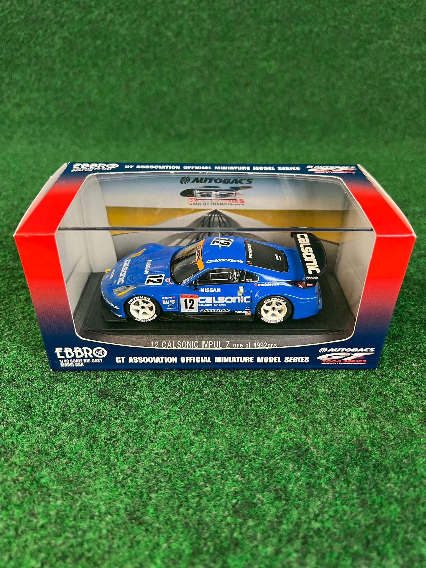 EBBRO JGTC 2004 Calsonic IMPUL Nissan Fairlady Z 1/43 Scale Diecast