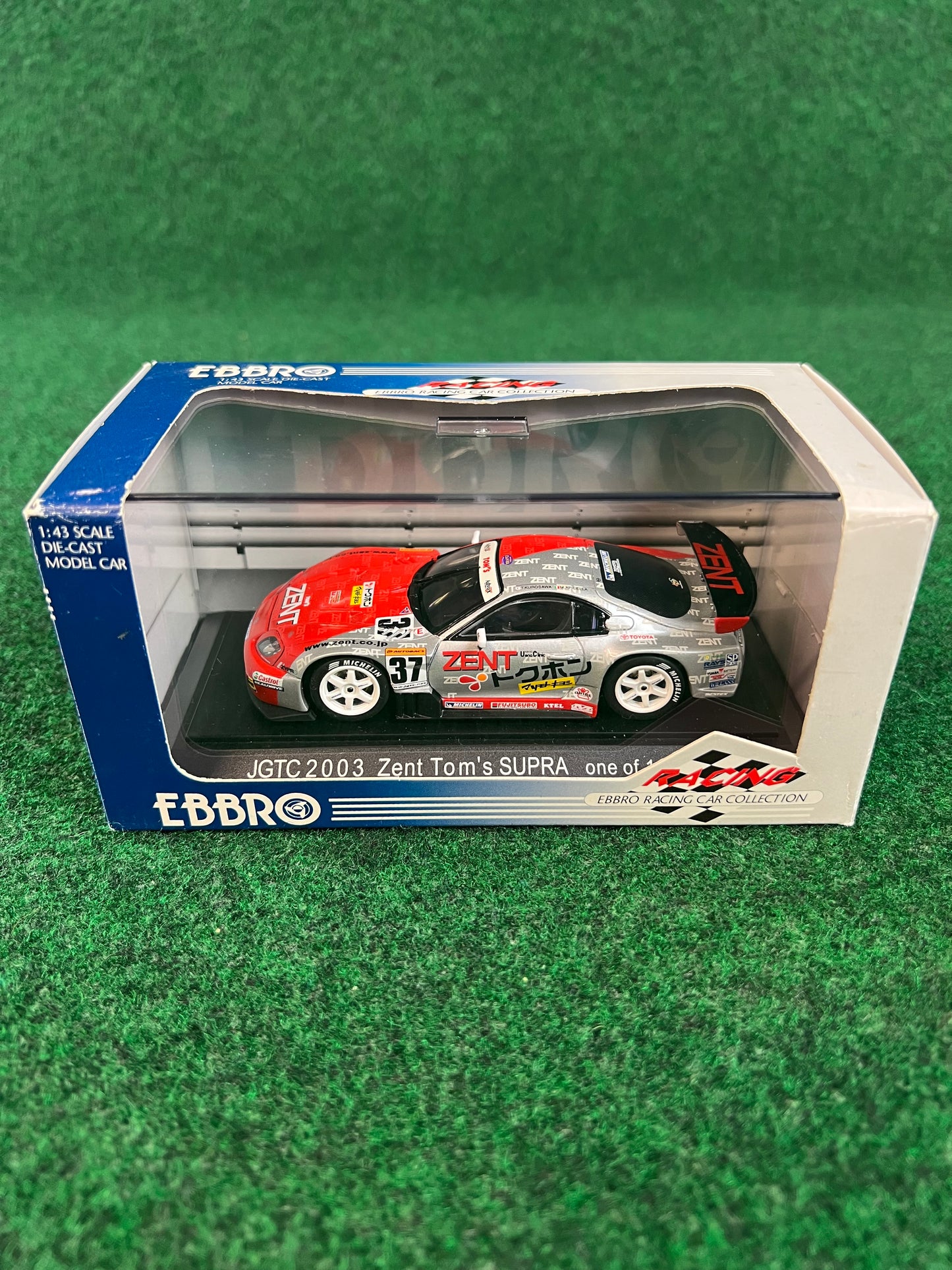 EBBRO - 2003 Zent Tom's Toyota Supra 1/43 Scale Diecast