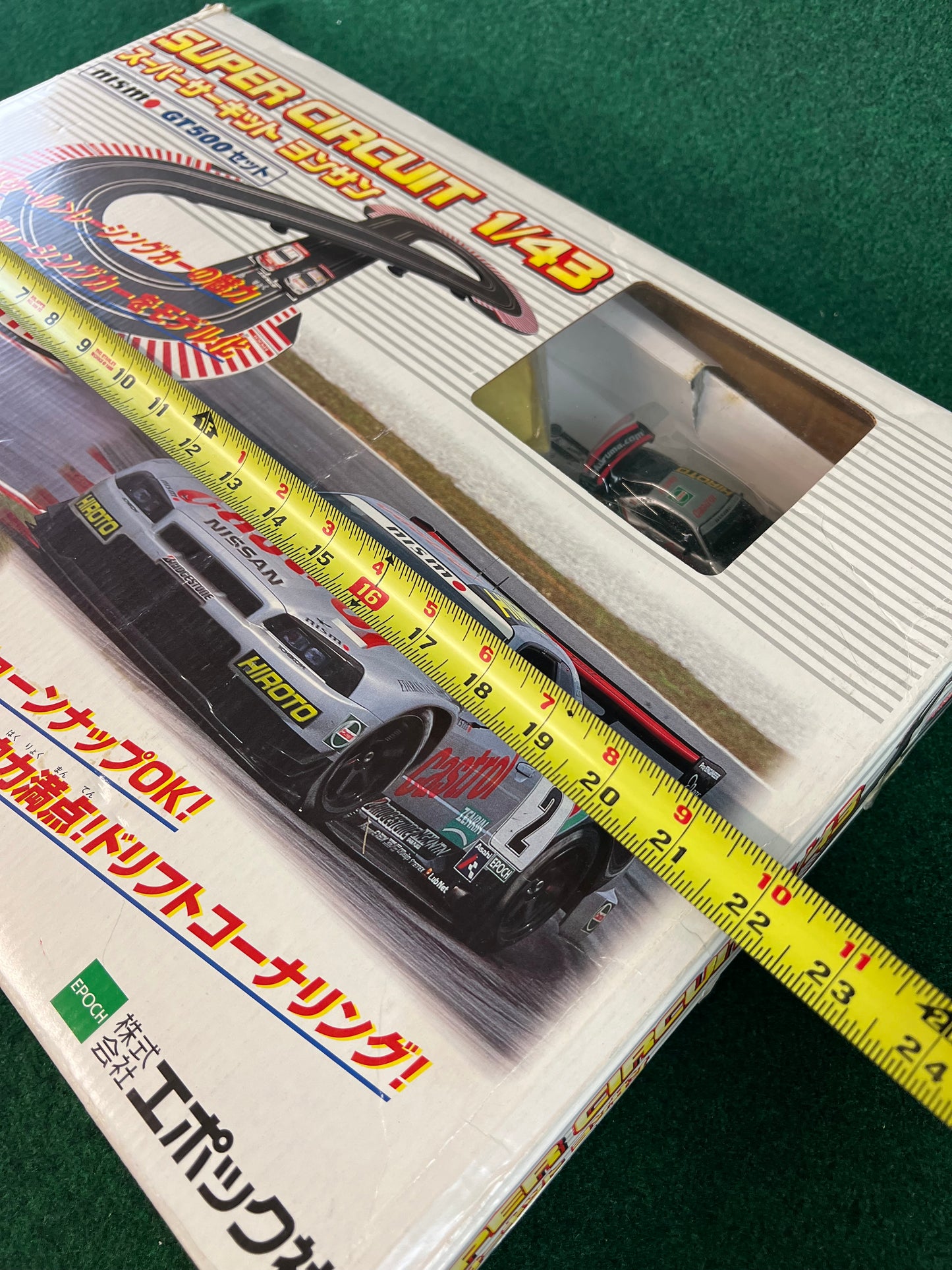 Epoch Super Circuit 1/43 Scale NISMO Nissan Skyline R34 GT-R GT500 Slot Car Set