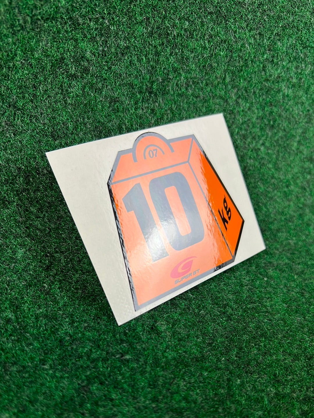 Super GT 2007 - Commemorative 10KG Weight Penalty Collectible Sticker