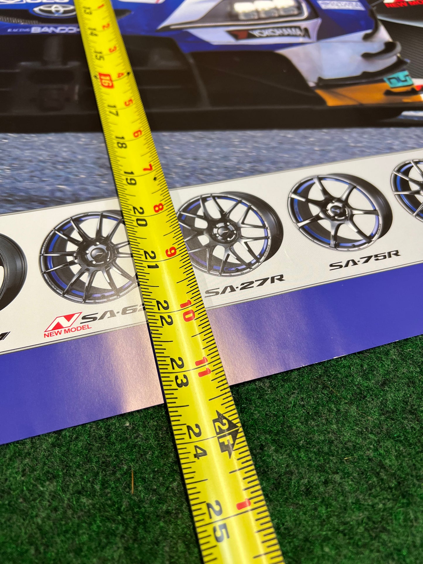WedsSport - ADVAN GR Toyota Supra A90 (Doublesided) Poster