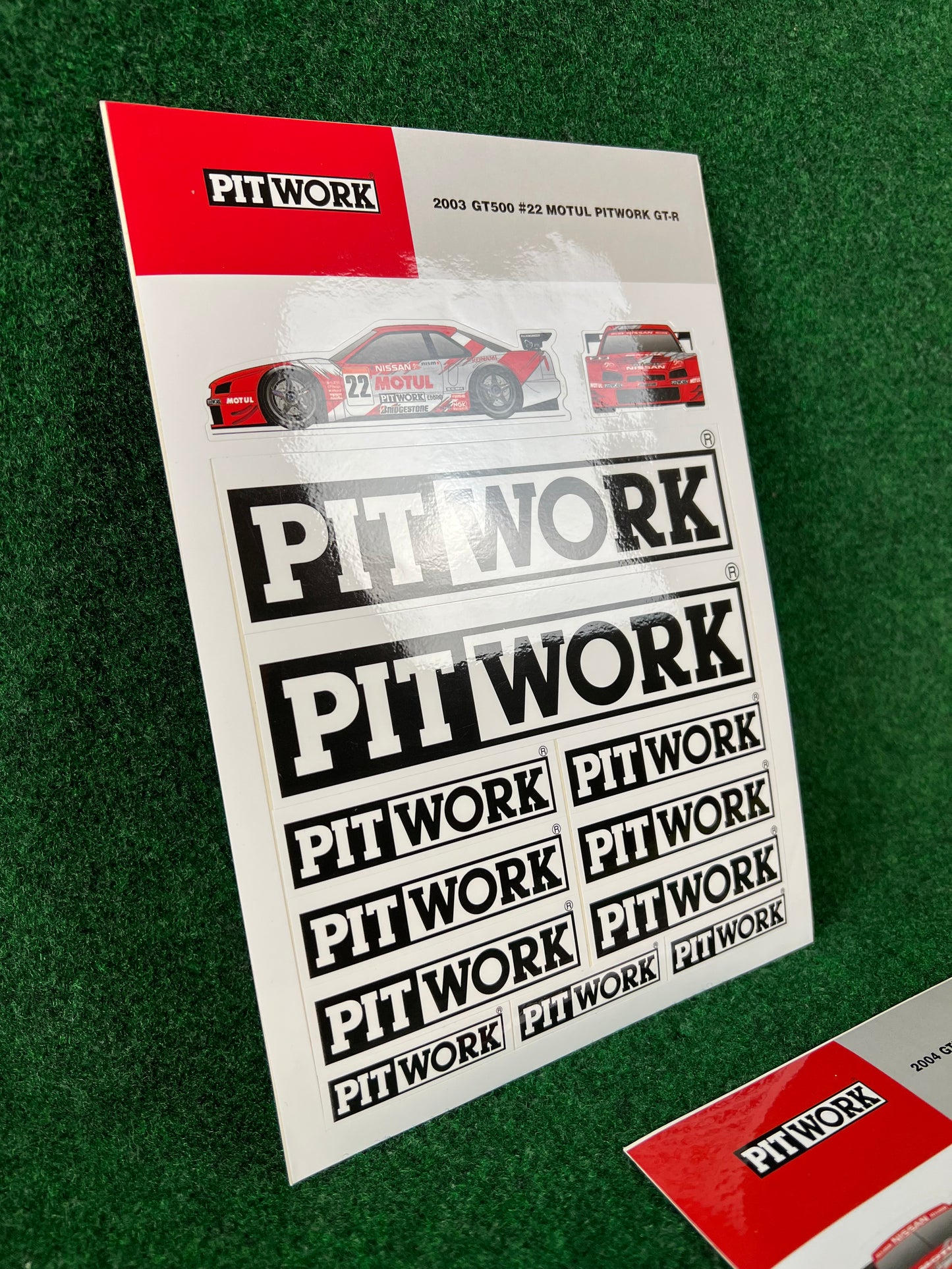 Motul Pitwork - 2003 Nissan Skyline R34 GTR & 2004 Nissan Fairlady Z Sticker Sheet Set