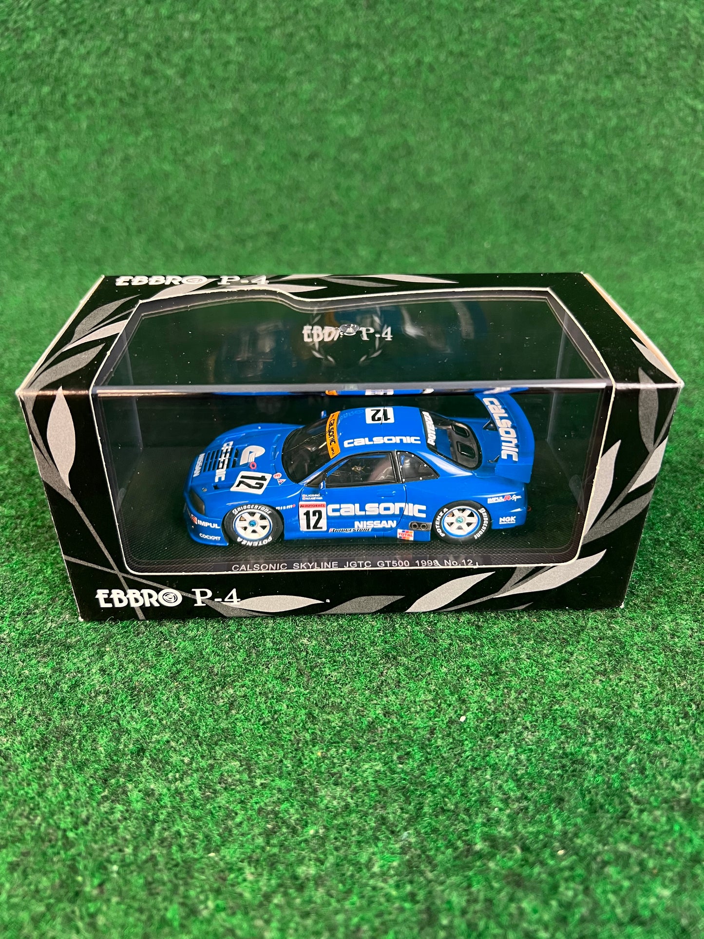 EBBRO P-4 - JGTC 1999 Calsonic Nissan Skyline R34 GTR 1/43 Scale Diecast