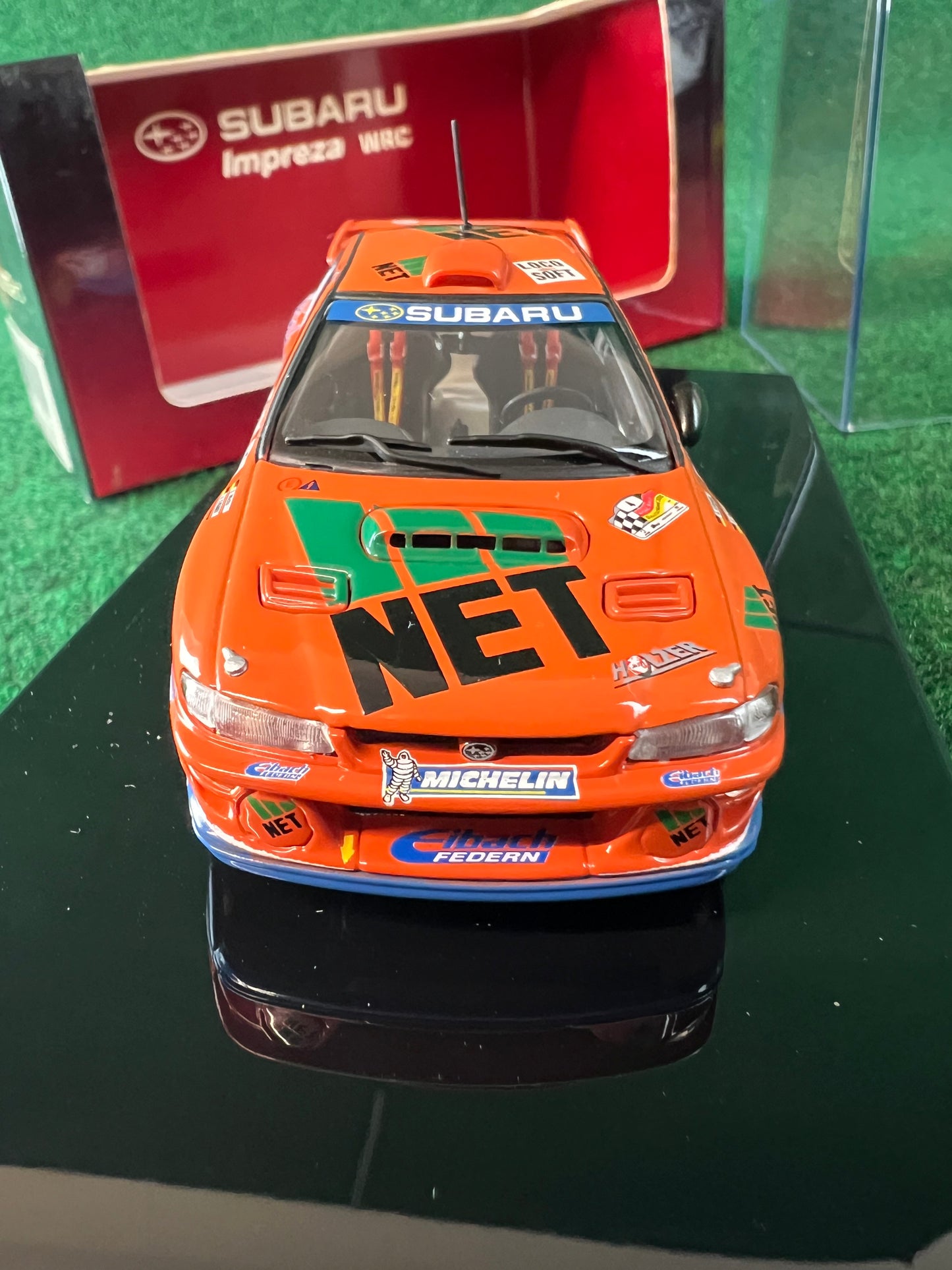Auto Art - Subaru Impreza GC8 WRC 2001 Norisbank Rally Car 1/43 Scale Diecast