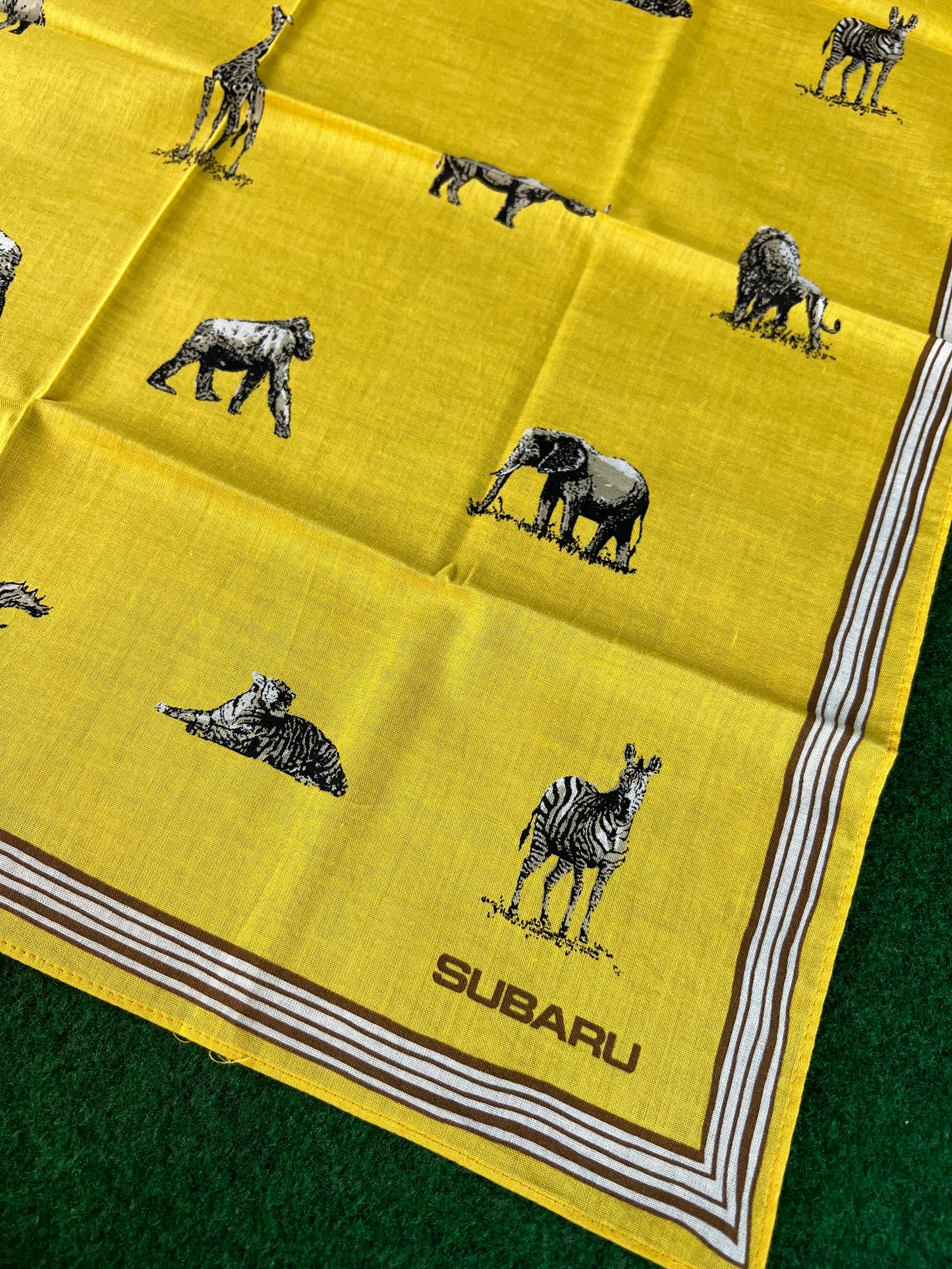 Subaru - Safari Animals Promotional Handkerchief