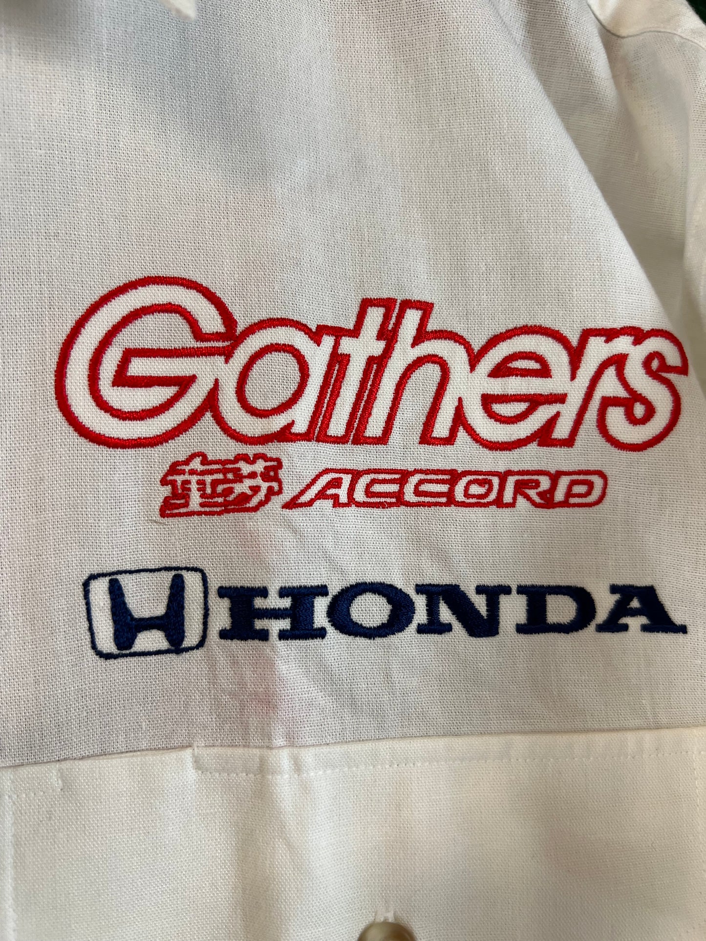 Gathers Honda - Honda Collection JTCC 1997 Honda Accord Buttondown Staff Shirt and #33 Okada Raceday Fan Cheering Flag Set
