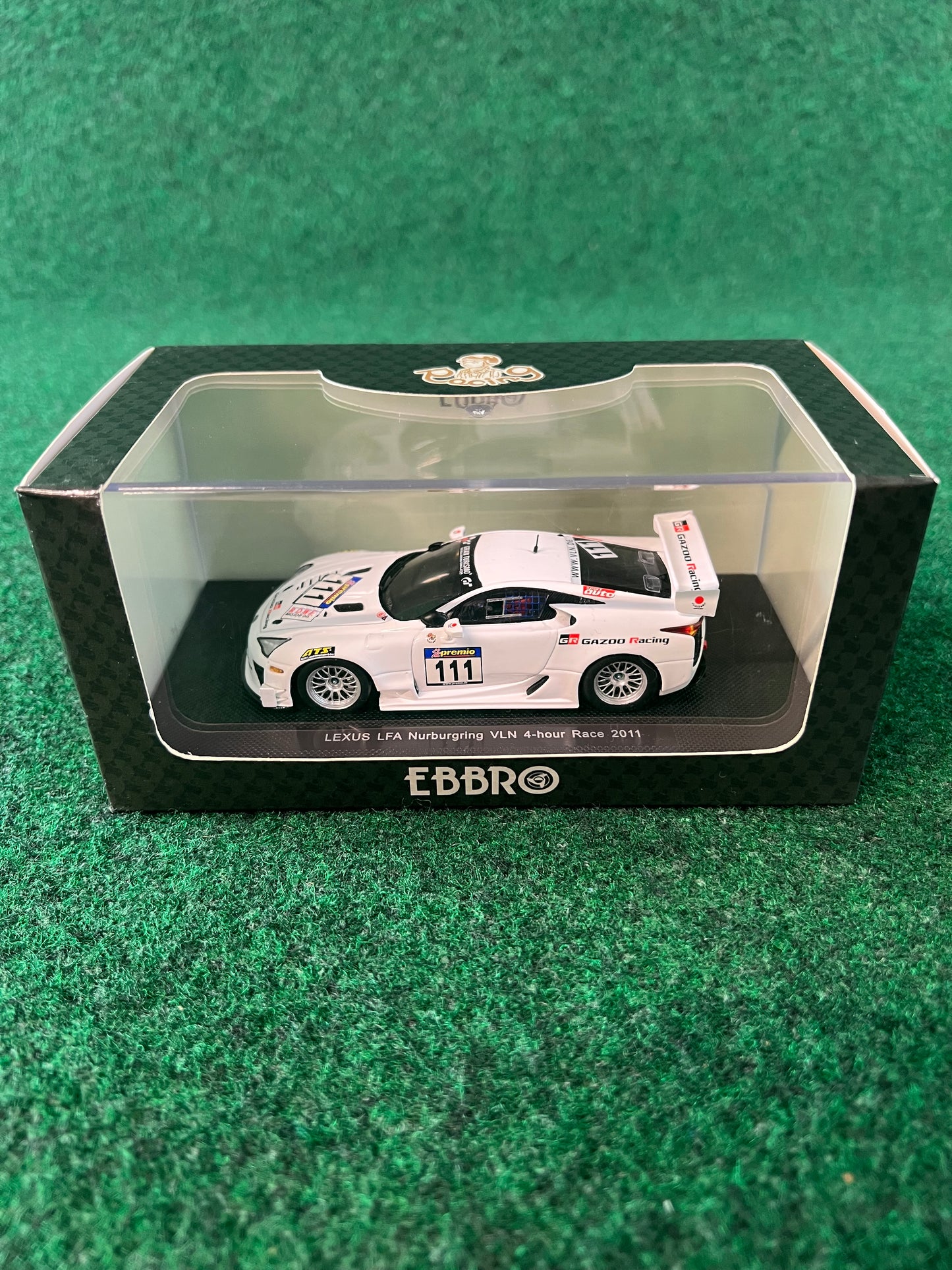 EBBRO Racing - LEXUS LFA Nurburgring
VLN 4-hour Race 2011 No.111 1/43 Scale Diecast
