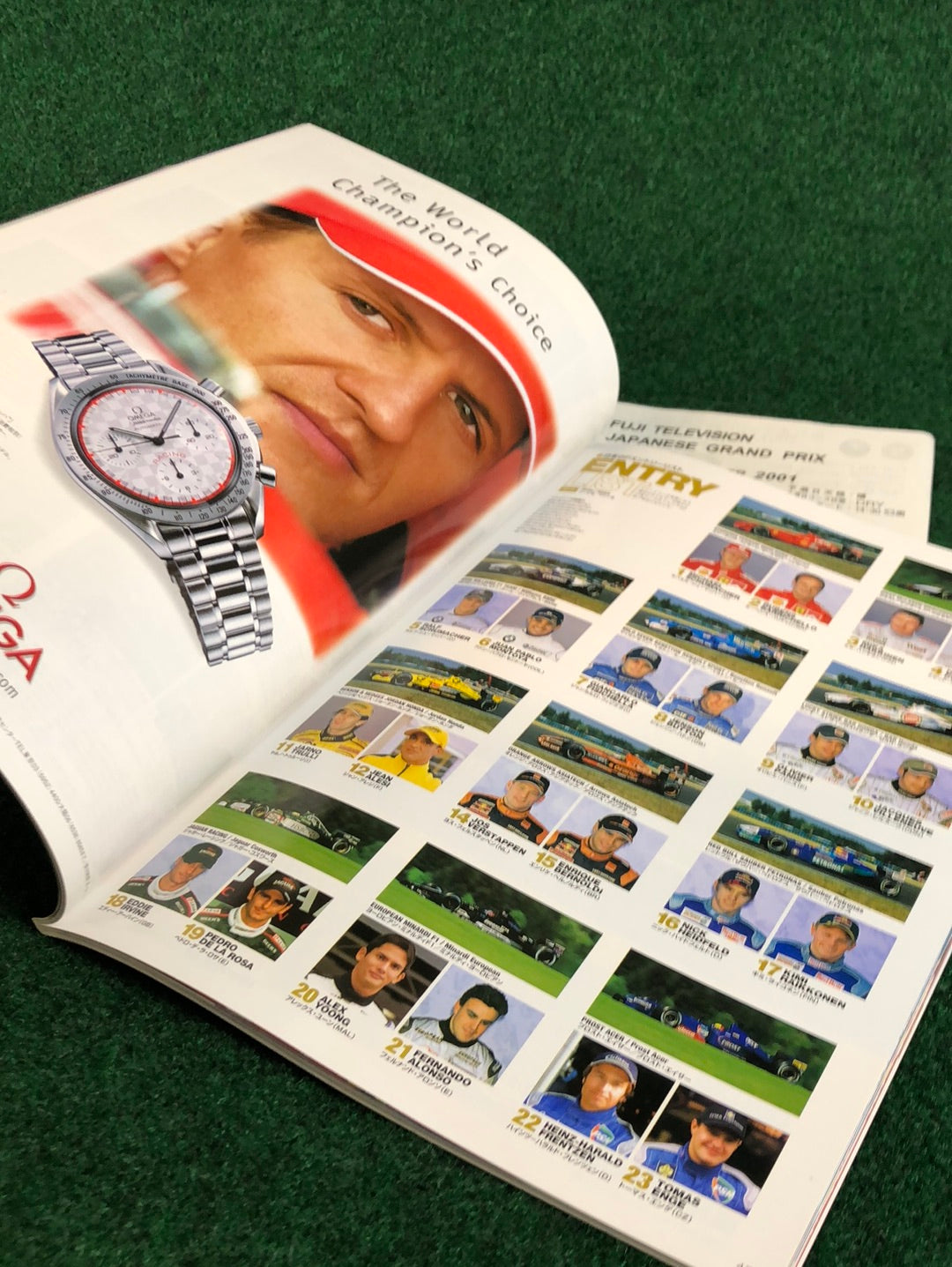 F1 - Fuji Television Japanese Grand Prix 2000 & 2001 Race Programs